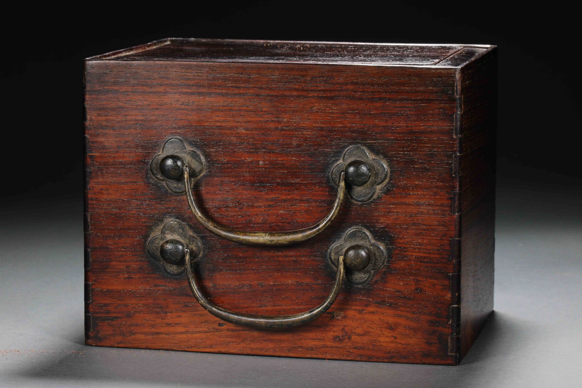 19th century mahogany cosmetic case - Image 6 of 9