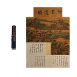Zhang Zheduan Landscape Sailor Scroll