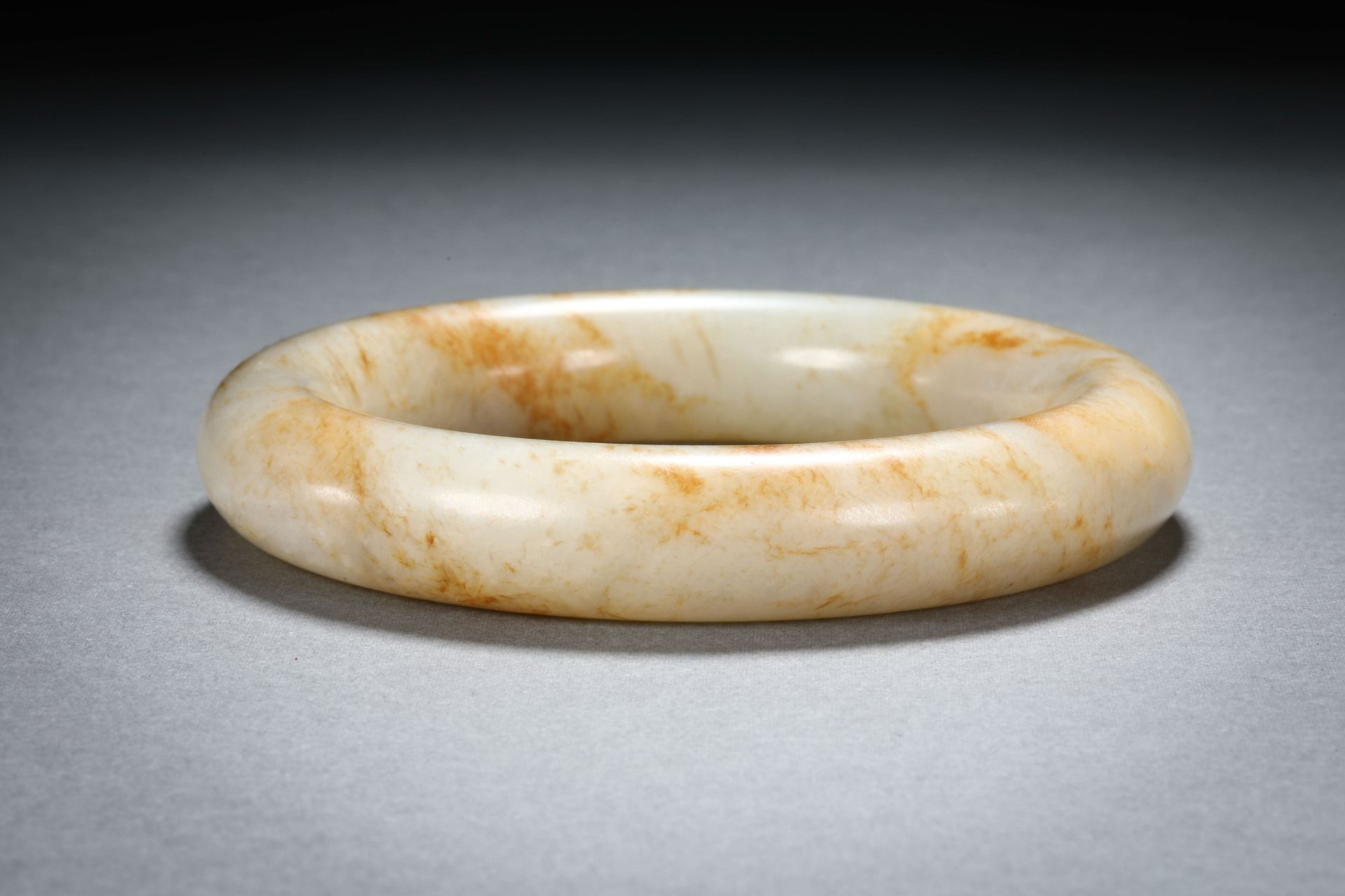 Qing dynasty Hetian jade seed material bracelet - Bild 6 aus 6