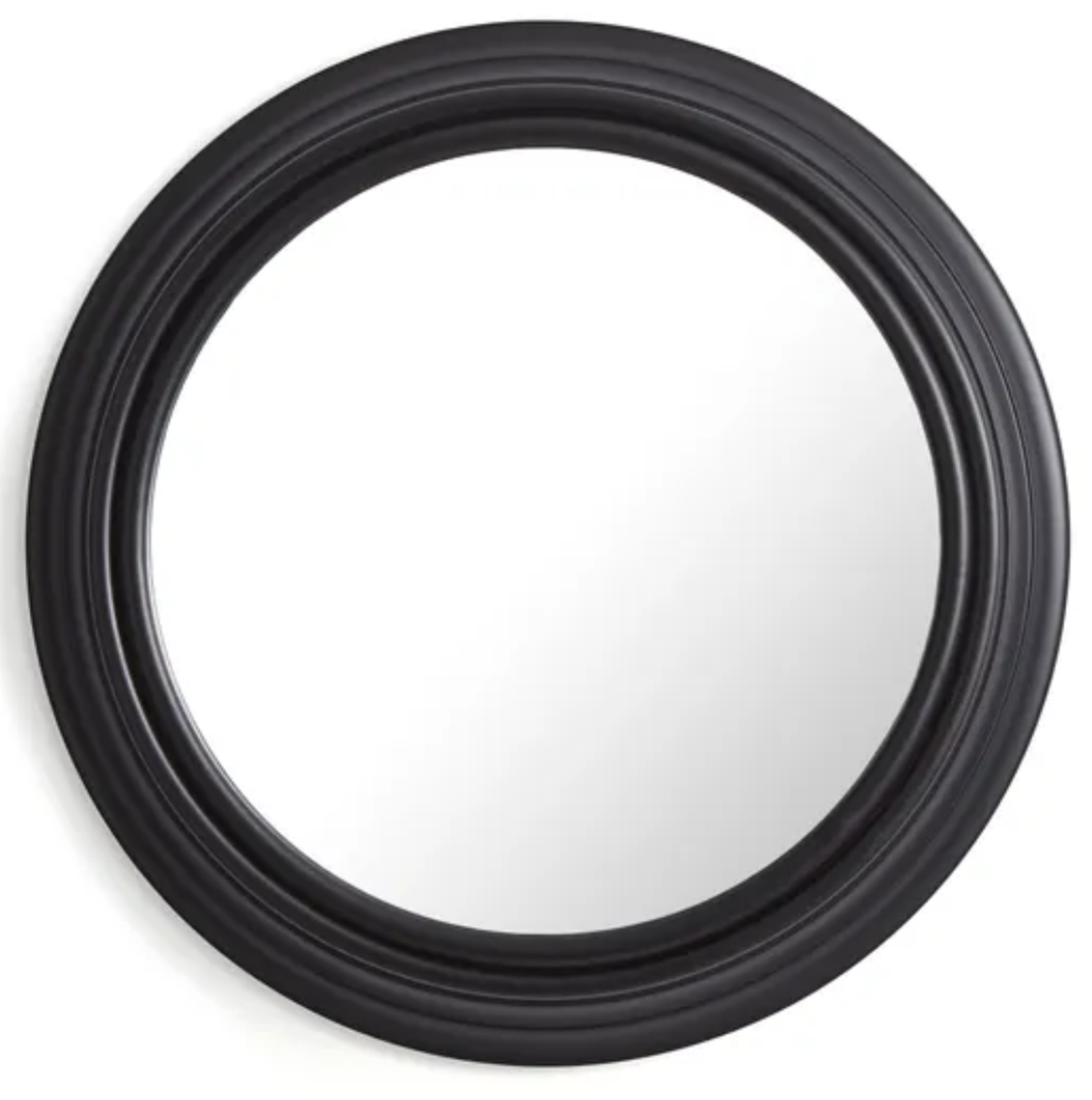 Black Round 30cm Mirror - Brand New - A contemporary and timeless circular mirror - Image 3 of 3