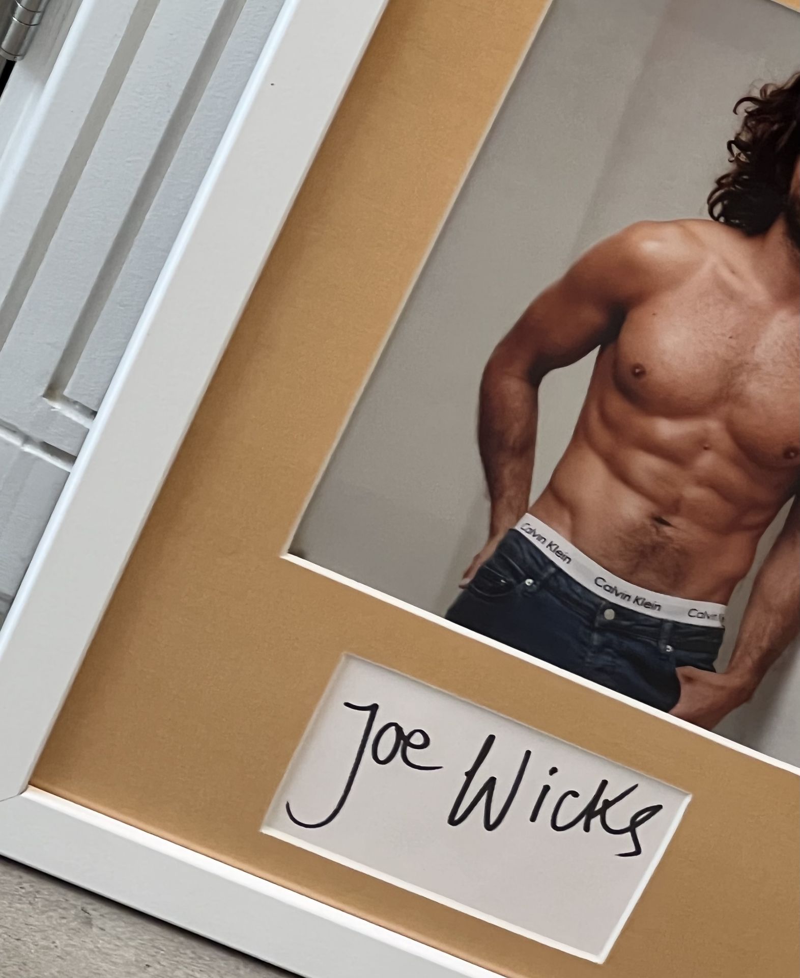Authentic HAND SIGNED Presentation by ‘Joe Wicks’ with COA - Image 2 of 4