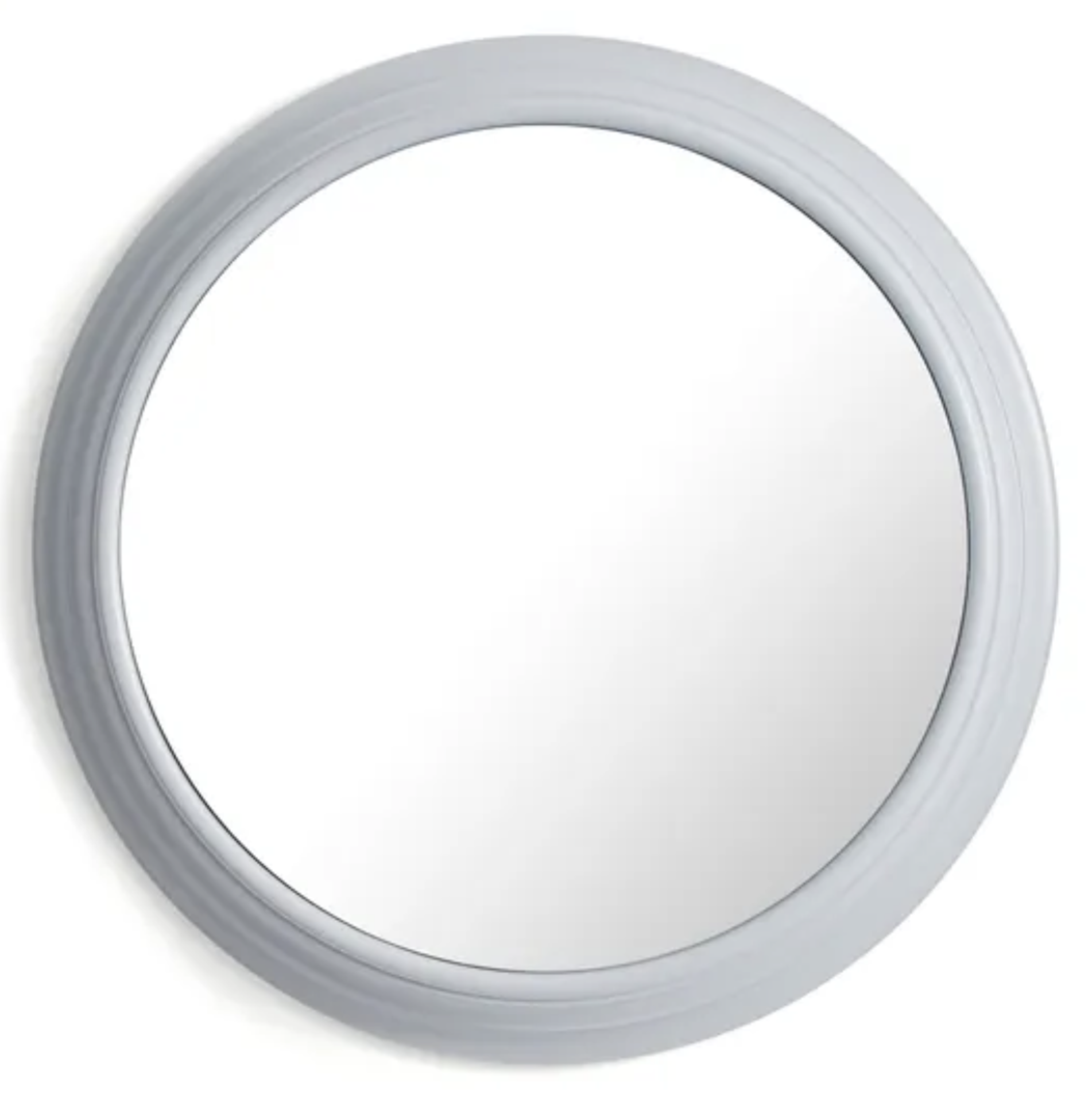 Silver Round 30cm Mirror - Brand New - A contemporary and timeless circular mirror - Image 3 of 3