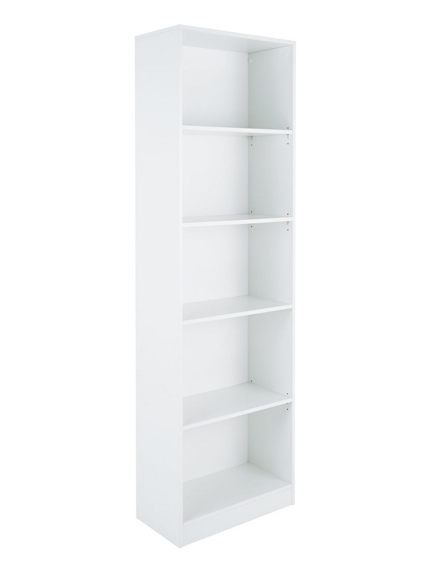 METRO TALL WIDE BOOKCASE IN WHITE - RRP £59 - Image 2 of 5