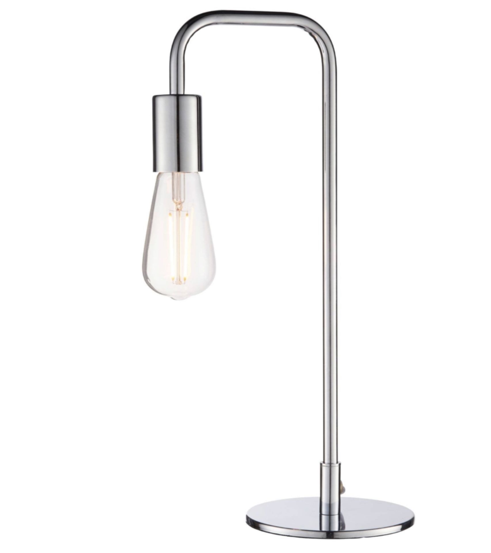 HUDSON GALLERY RUBENS TABLE LAMP IN POLISHED CHROME - Image 3 of 7