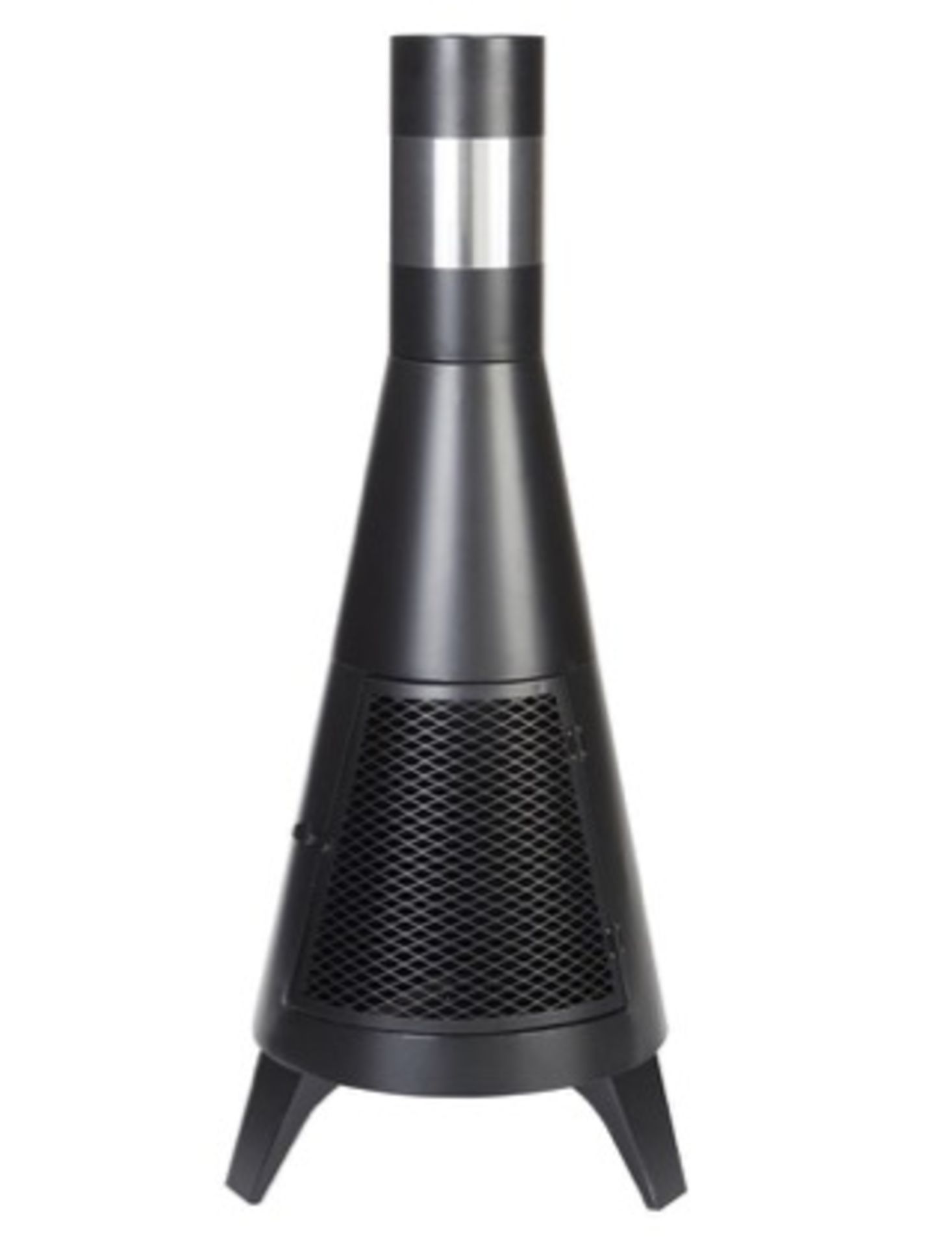 DELUXE CHIMENEA IN BLACK - RRP £114