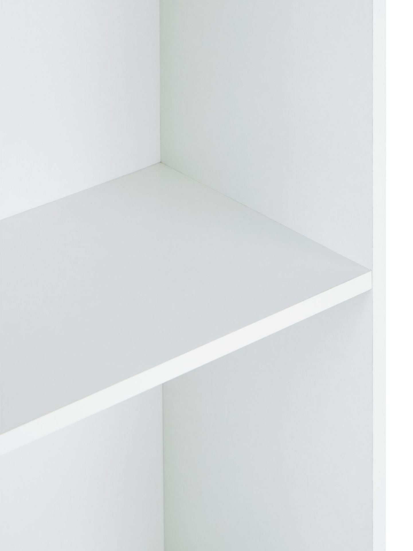 METRO TALL WIDE BOOKCASE IN WHITE - RRP £59 - Image 3 of 5
