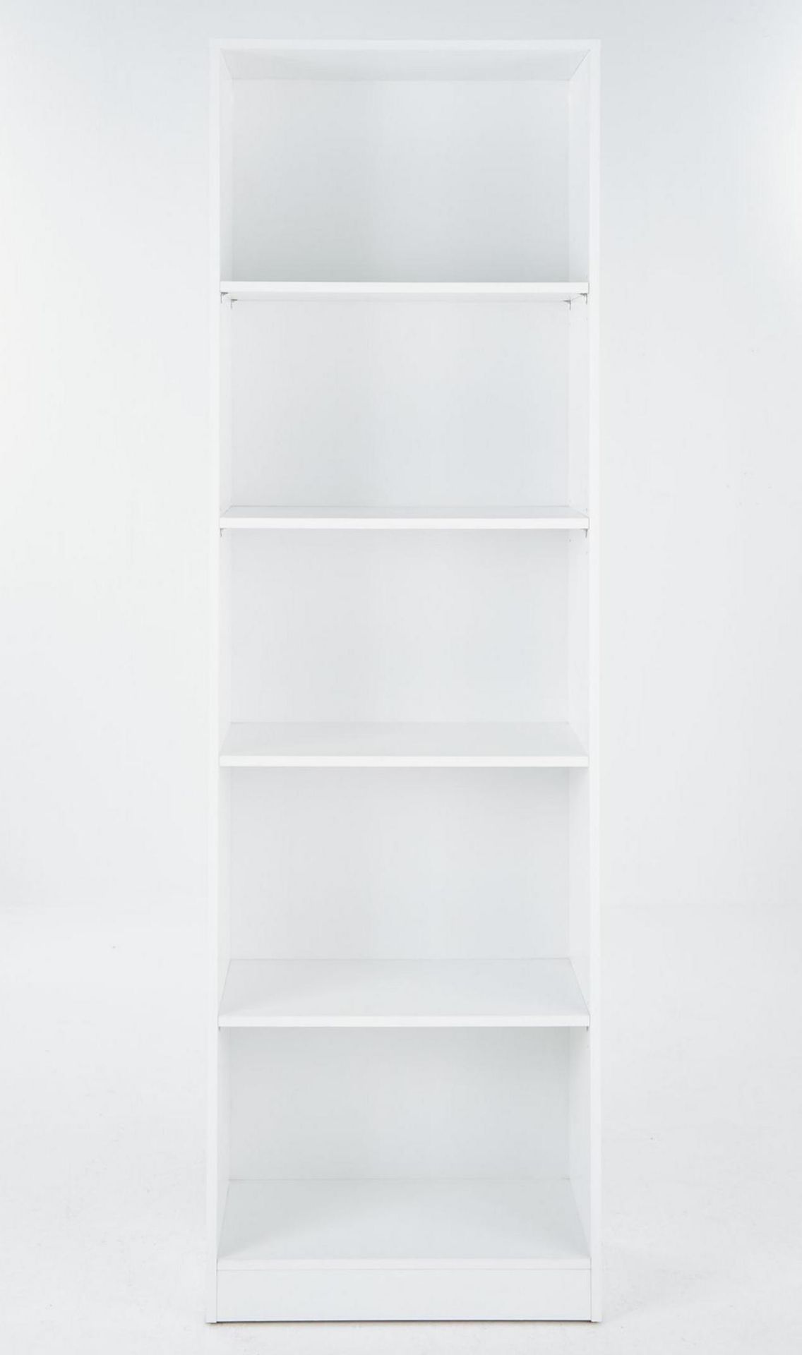 METRO TALL WIDE BOOKCASE IN WHITE - RRP £59