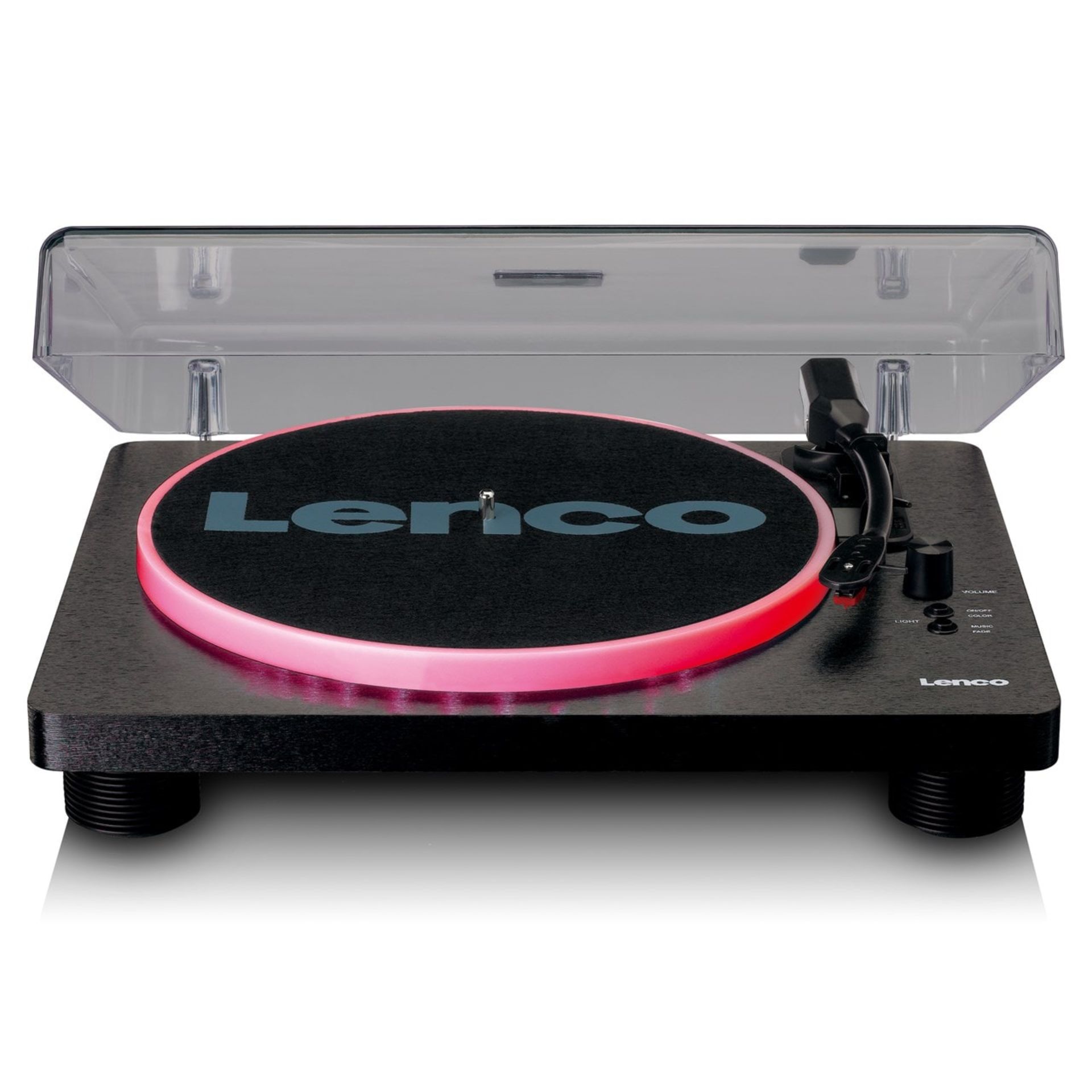 LENCO LS-50LED TURNTABLE WITH PC ENCODING WITH SPEAKERS, LIGHTS AND MUSIC DIGITISATION - RRP £199 - Image 5 of 6