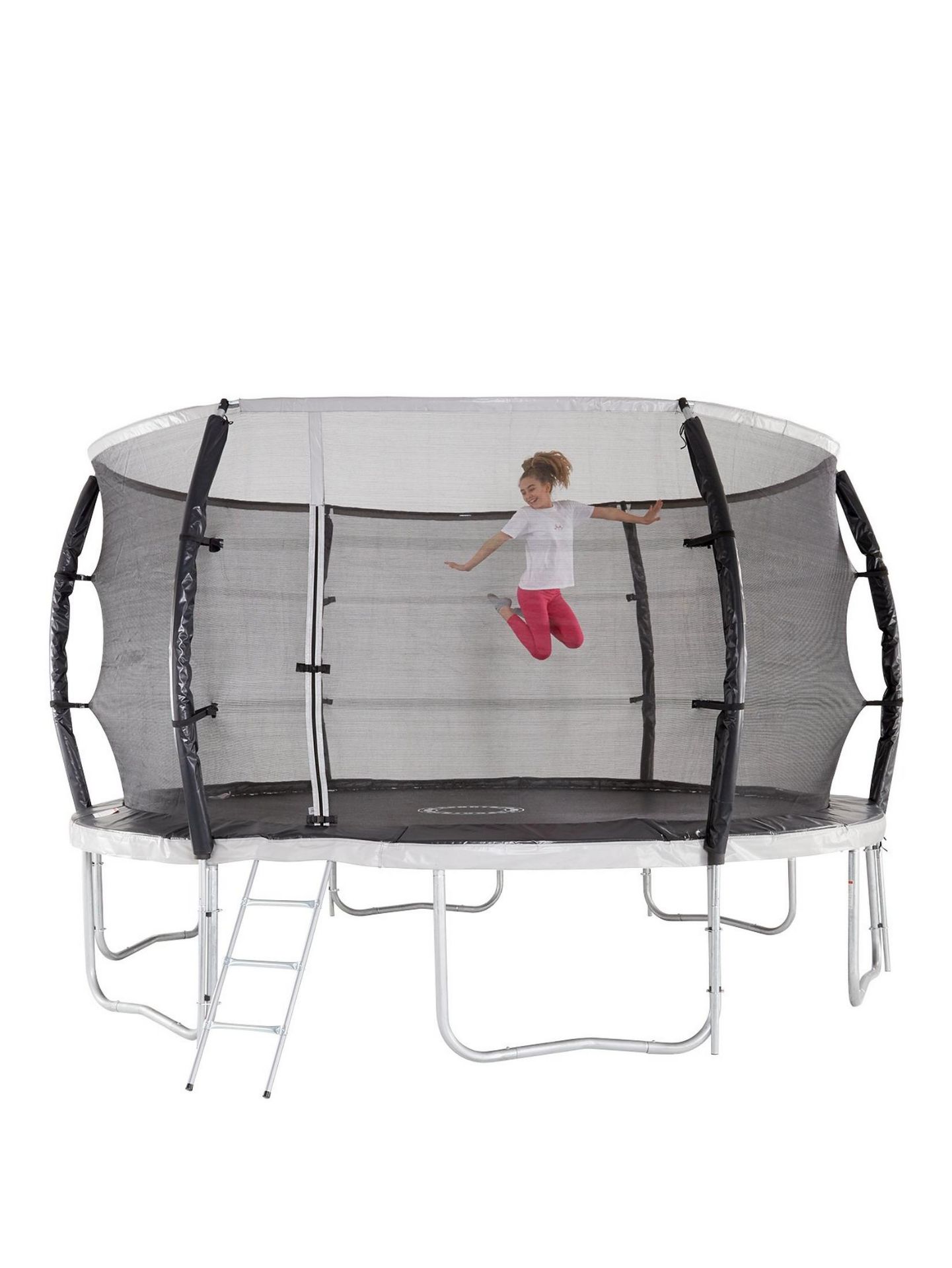 SPORTSPOWER TITAN 14FT TRAMPOLINE WITH ENCLOSURE AND LADDER - RRP £449