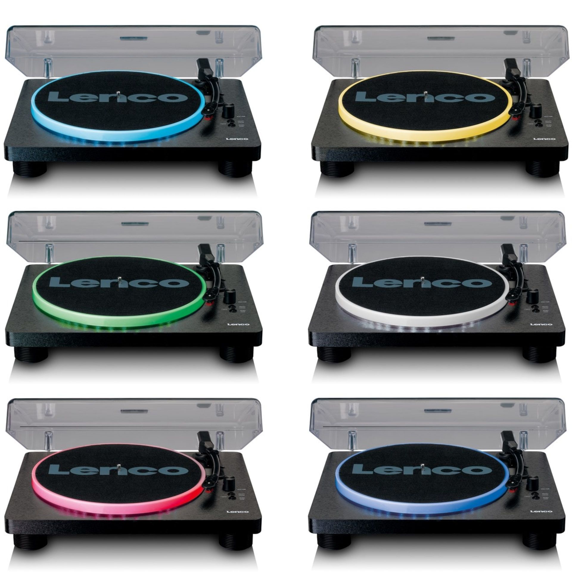LENCO LS-50LED TURNTABLE WITH PC ENCODING WITH SPEAKERS, LIGHTS AND MUSIC DIGITISATION - RRP £199 - Image 2 of 6