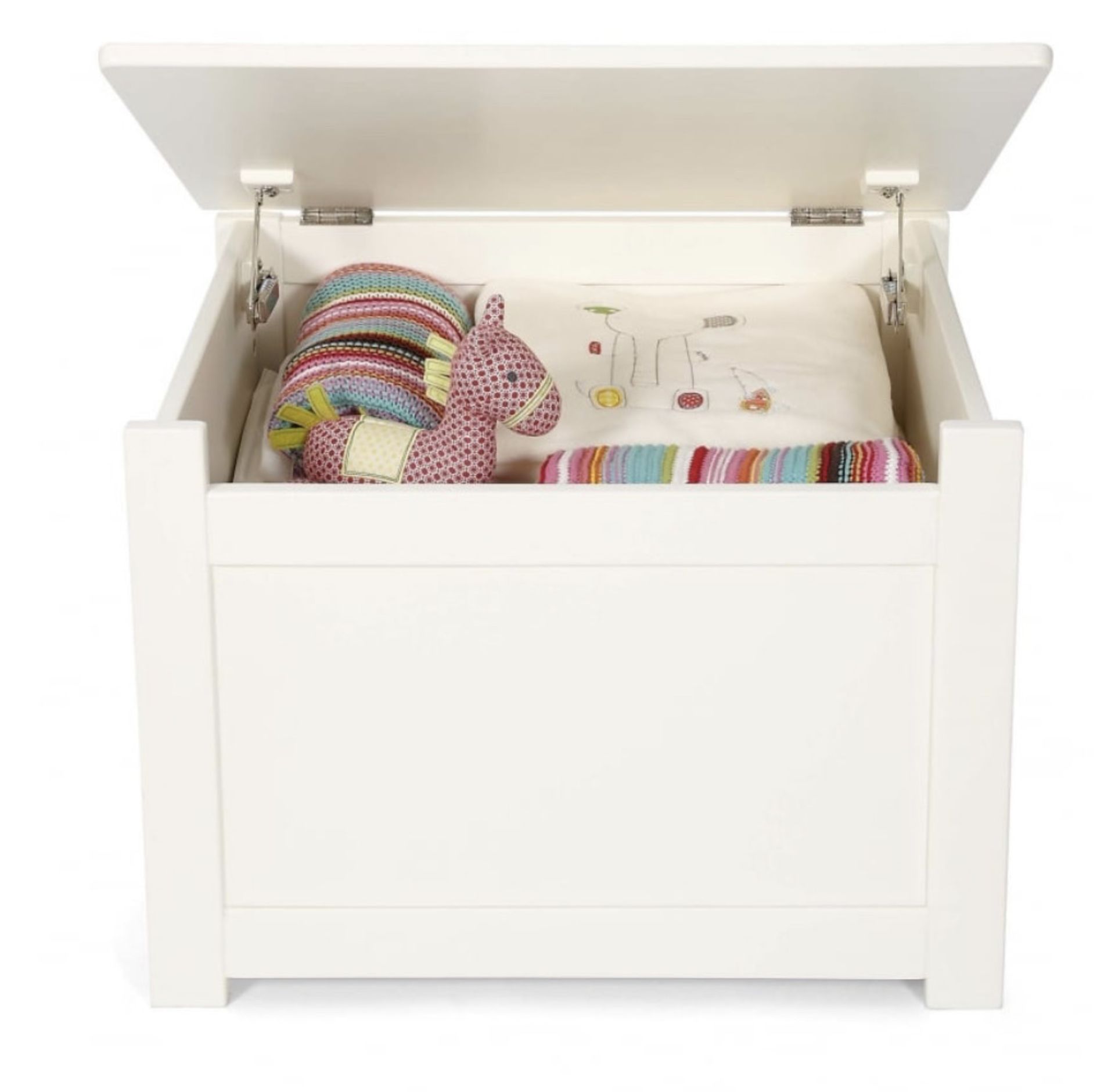 MAMAS & PAPAS ORCHARD OTTOMAN STORAGE CHEST IN IVORY - RRP £199 - Image 2 of 3