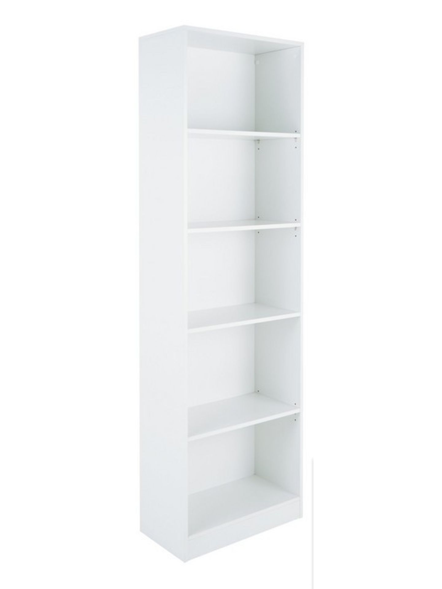 METRO TALL WIDE BOOKCASE IN WHITE - RRP £59 - Image 2 of 3
