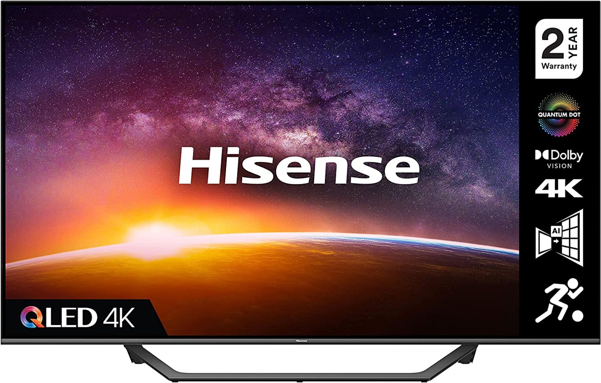 HISENSE 50A7GQTUK QLED 50-INCH 4K UHD DOLBY VISION HDR SMART TV - RRP £649