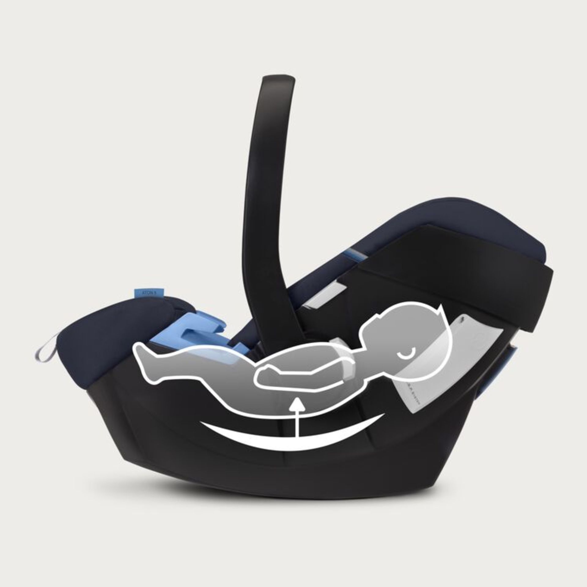 CYBEX ATON 5 INFANT CAR SEAT IN BLACK - RRP £149 - Image 3 of 6