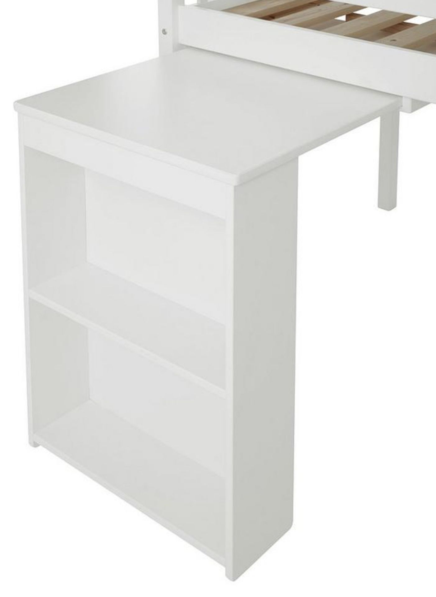 NOVARA MID SLEEPER WITH PULL OUT DESK IN WHITE - RRP £349 - Image 5 of 5