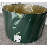 JOHN LEWIS & PARTNERS CASSIE 45CM LAMPSHADE IN VERDE/CHAMPAGNE - RRP £50