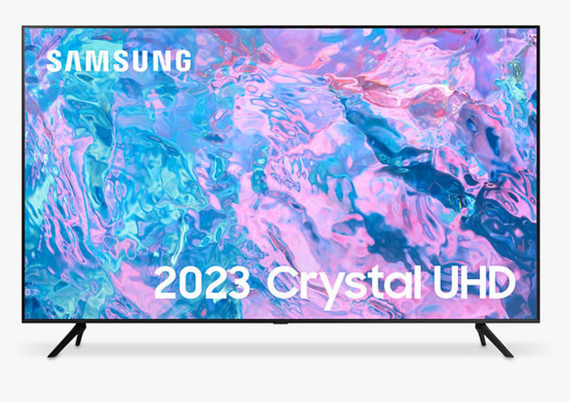 SAMSUNG UE55CU7100 (2023) LED HDR 4K ULTRA SMART TV, 55 INCH WITH TVPLUS - WARRANTY PACK - RRP £529