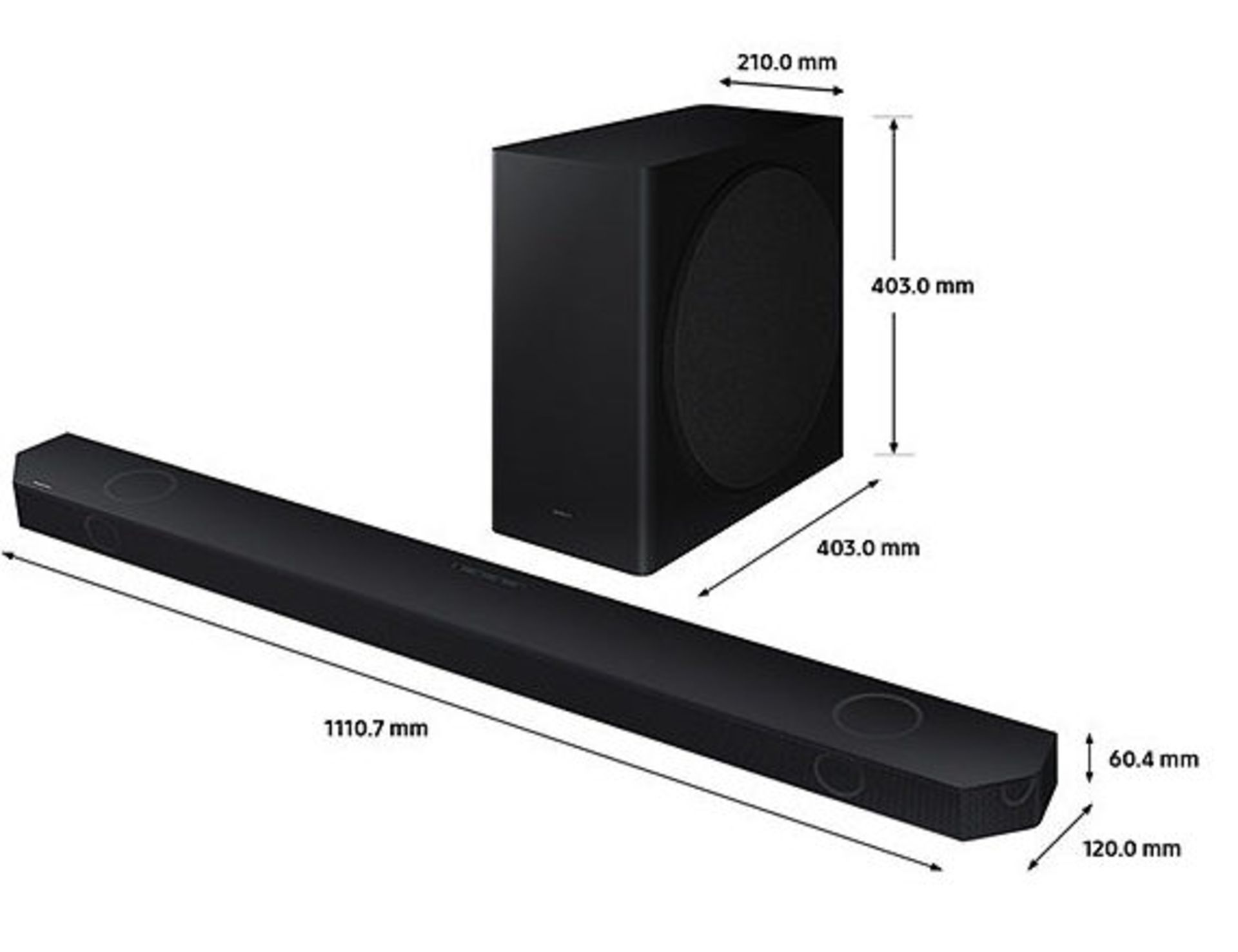 SAMSUNG HW-Q600C/XU 3.1.2 WIRELESS SOUND BAR WITH DOLBY ATMOS - WITH WARRANTY PACK - RRP £599 - Image 2 of 8