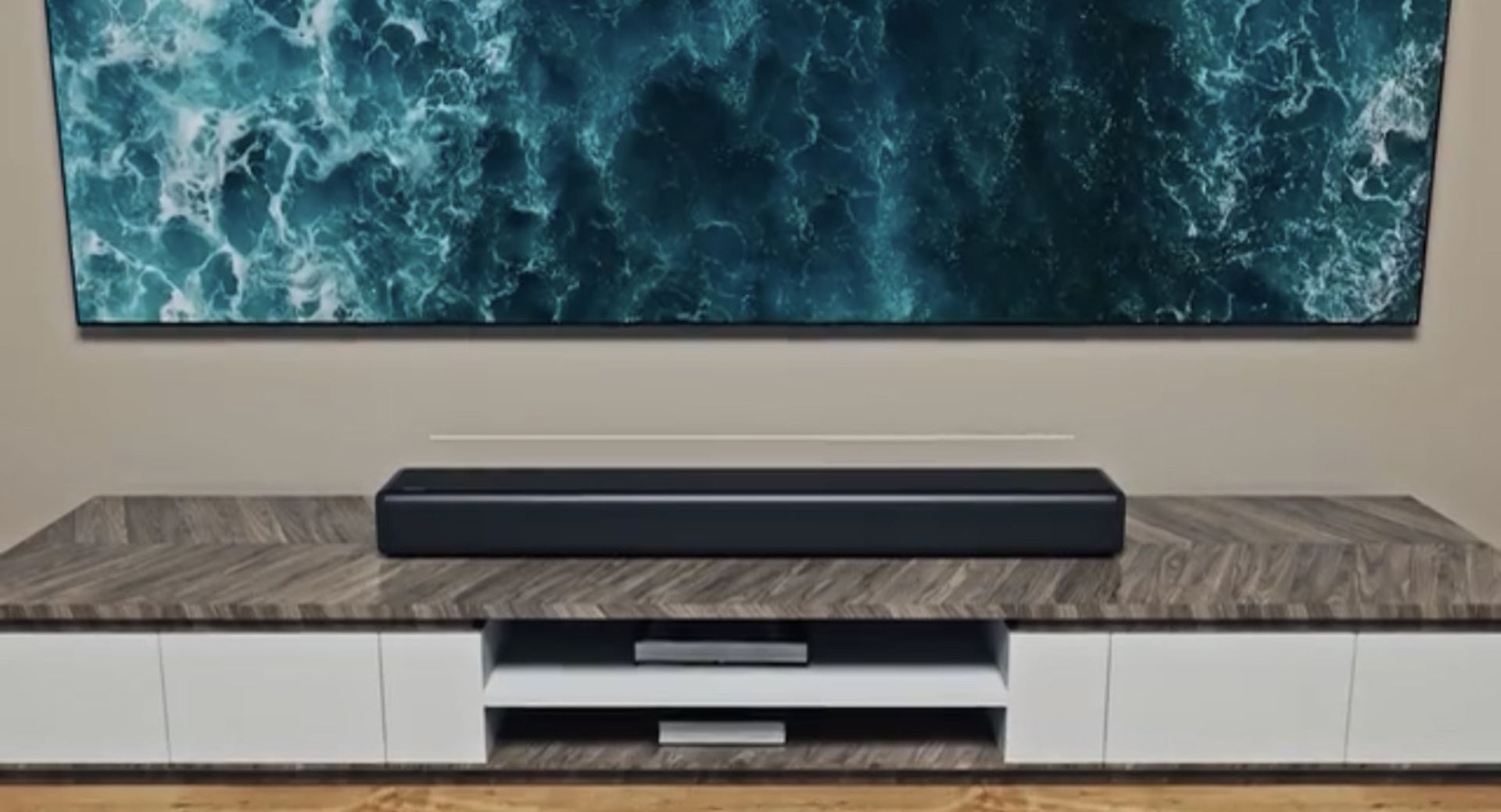 HISENSE HS214 ALL-IN-ONE SOUNDBAR WITH SUB AND BLUETOOTH IN SILVER - RRP £129 - Image 7 of 8