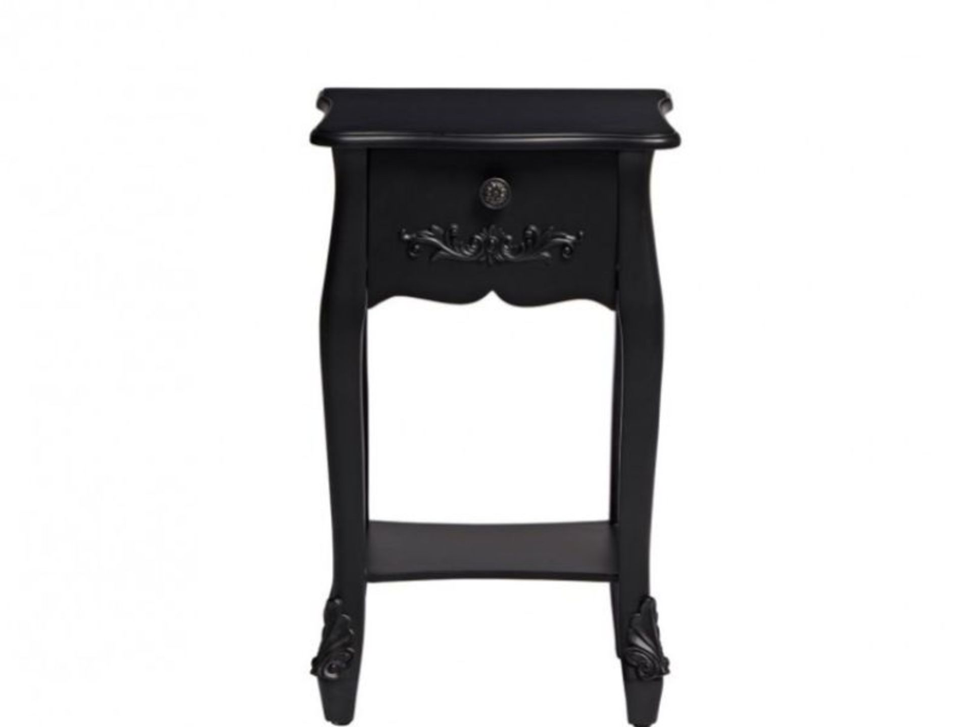 ANTOINETTE BEDSIDE TABLE IN BLACK - RRP £149 EACH