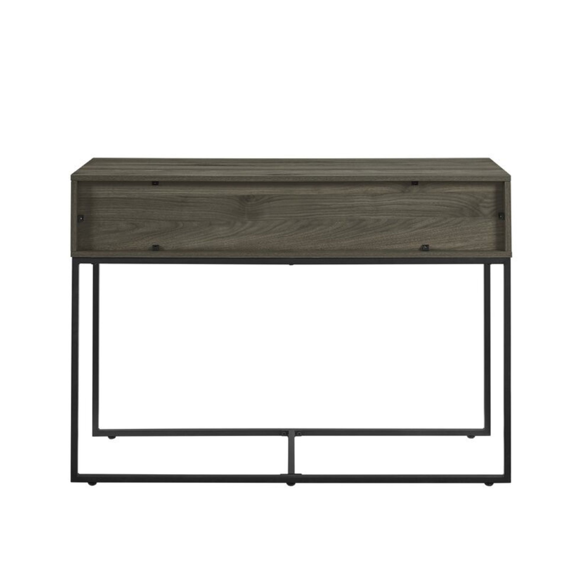 KENDAL SLAT DOOR CONSOLE TABLE IN GREY - RRP £199 - Image 6 of 8