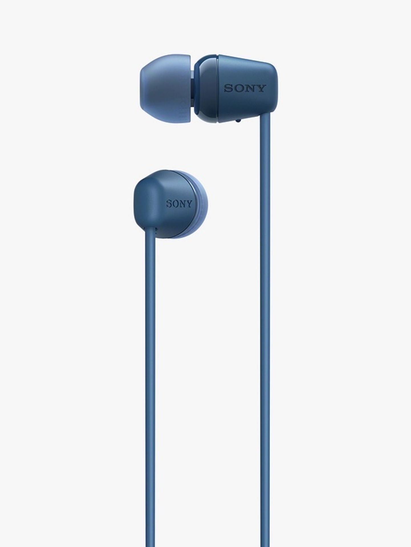 SONY WI-C100 BLUETOOTH WIRELESS IN-EAR HEADPHONES WITH MIC/REMOTE IN BLUE - RRP £35 - Image 2 of 6