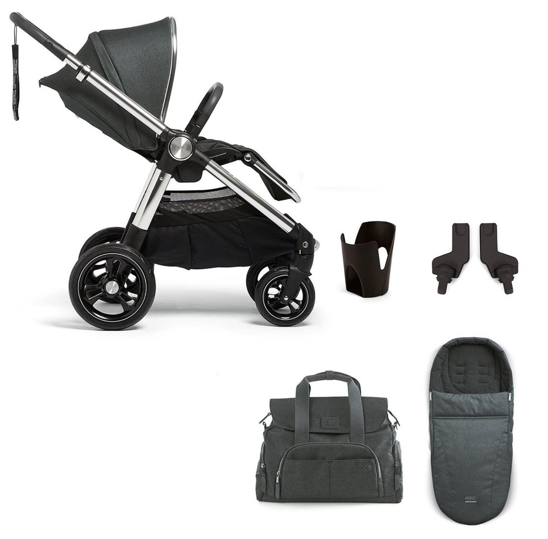 MAMAS & PAPAS OCARRO ESSENTIAL 5 PIECE PUSHCHAIR KIT IN STEEL - RRP £1,299