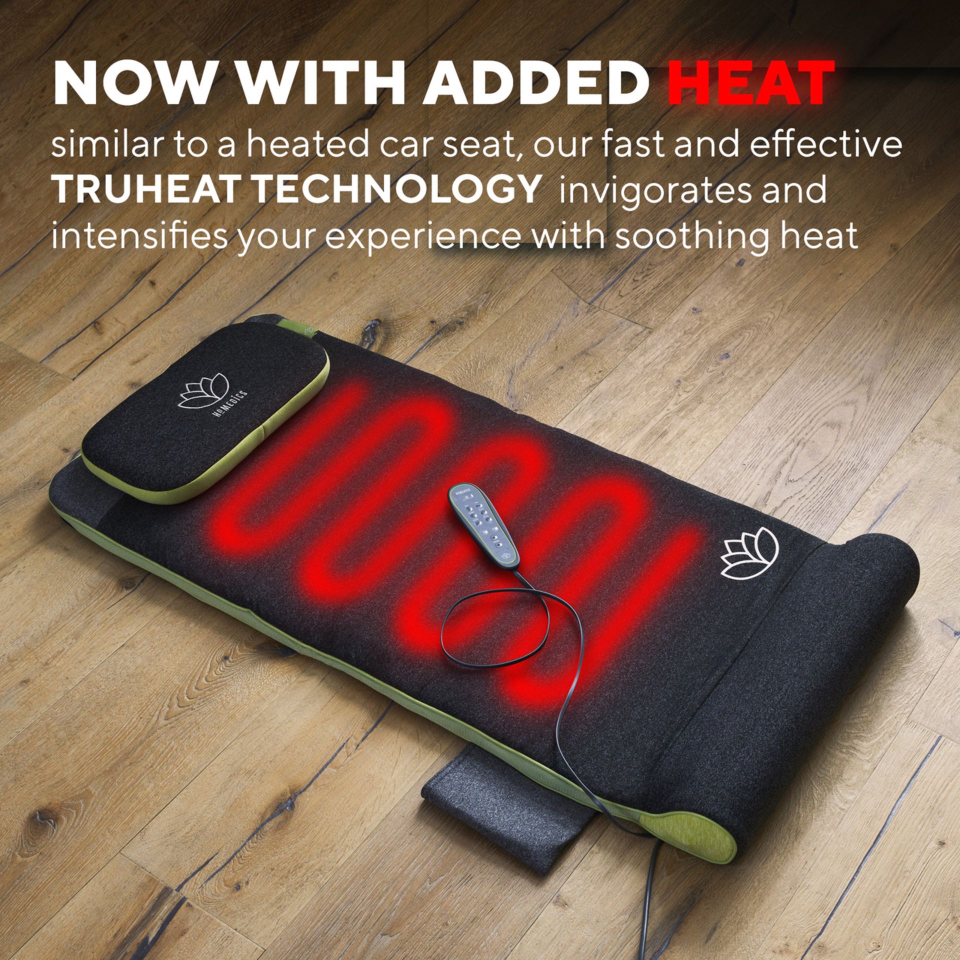 HOMEDICS STRETCH+ HEAT BACK STRETCHING MAT YOGA INSPIRED - RRP £299.99 - Image 4 of 9