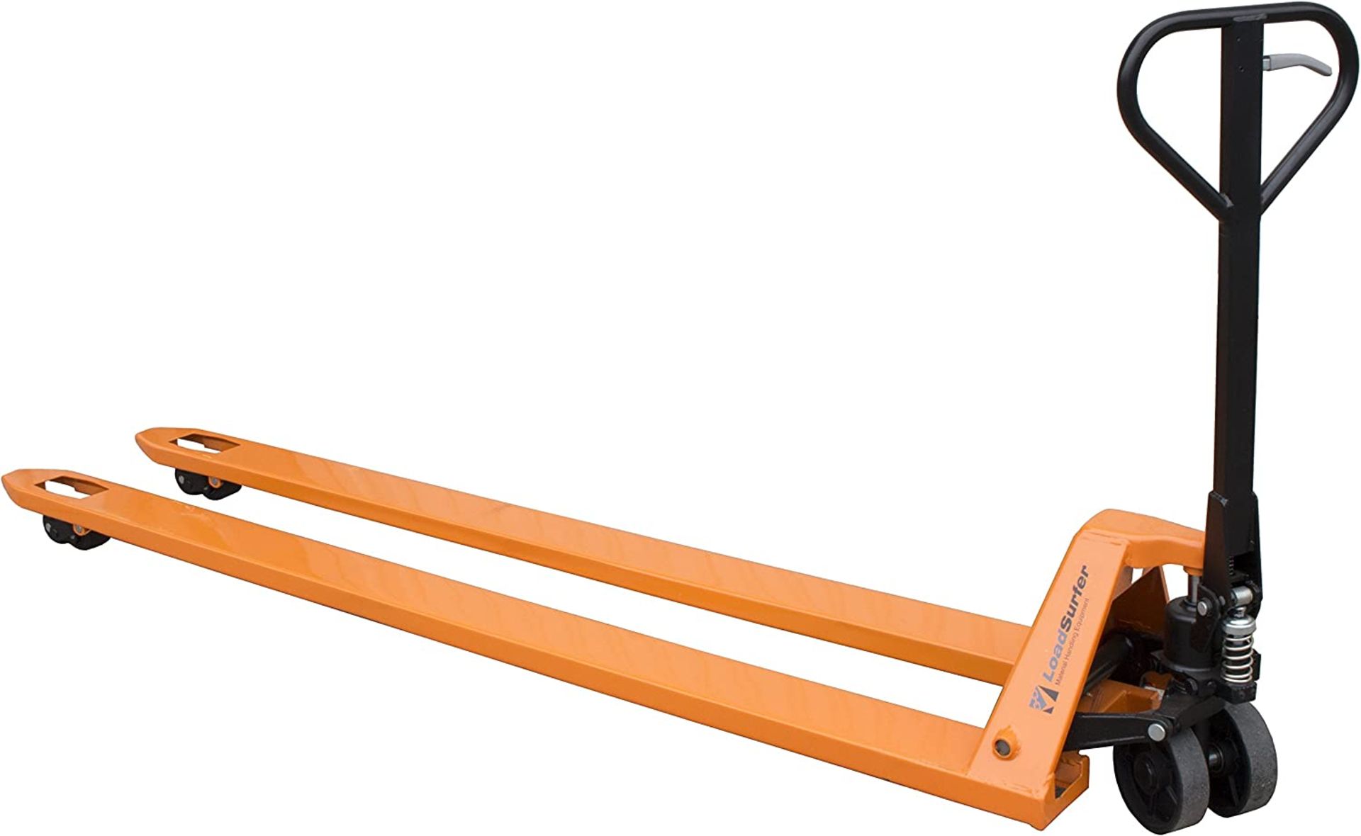 2000KG EXTRA LONG 2.5M EXTENDED PALLET TRUCK HAND PUMP JACK WITH BRAKE - RRP £1,199