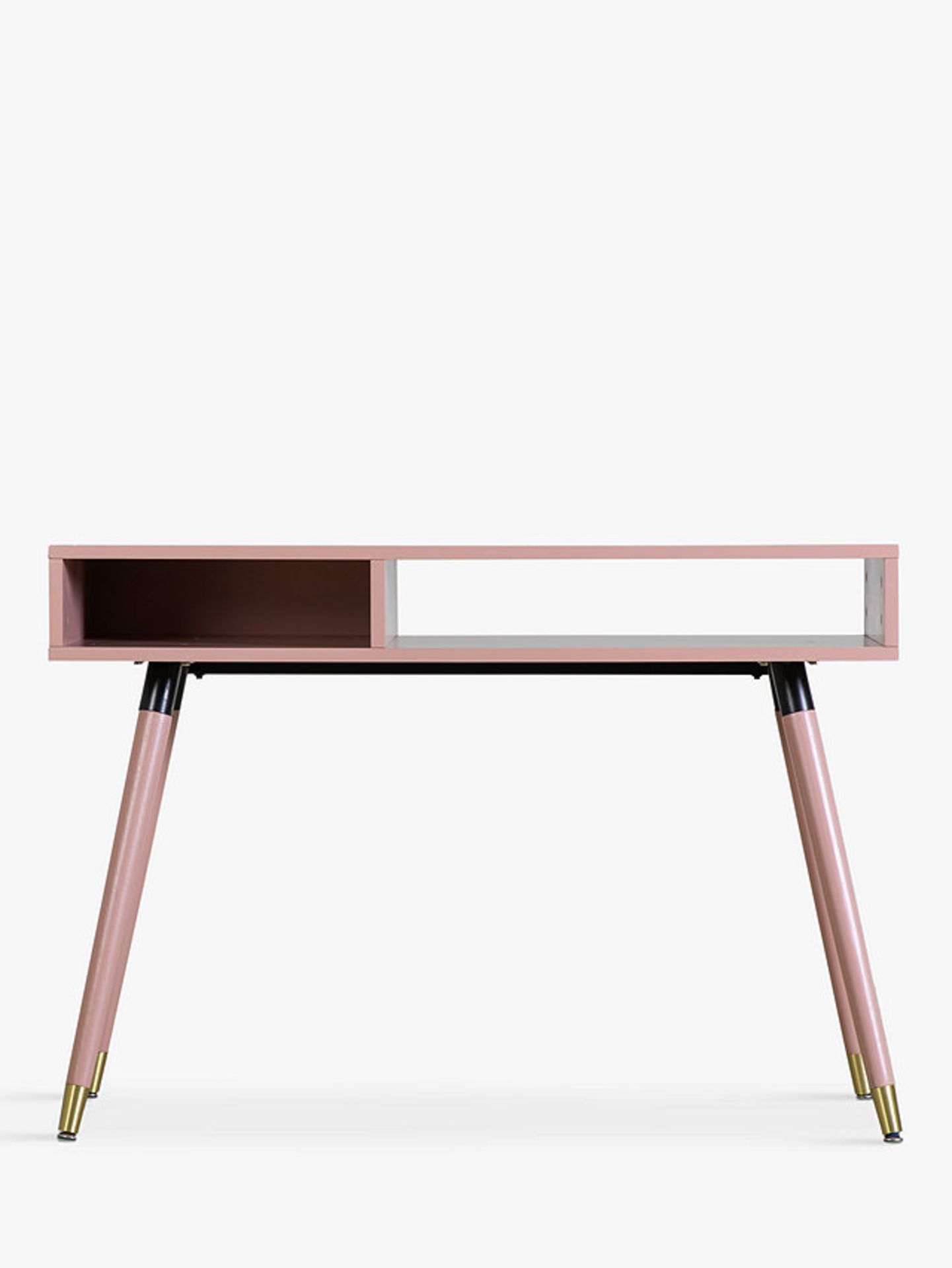 John Lewis Denton Console Table / Desk, Pink - PRICED Â£300 - Image 2 of 3