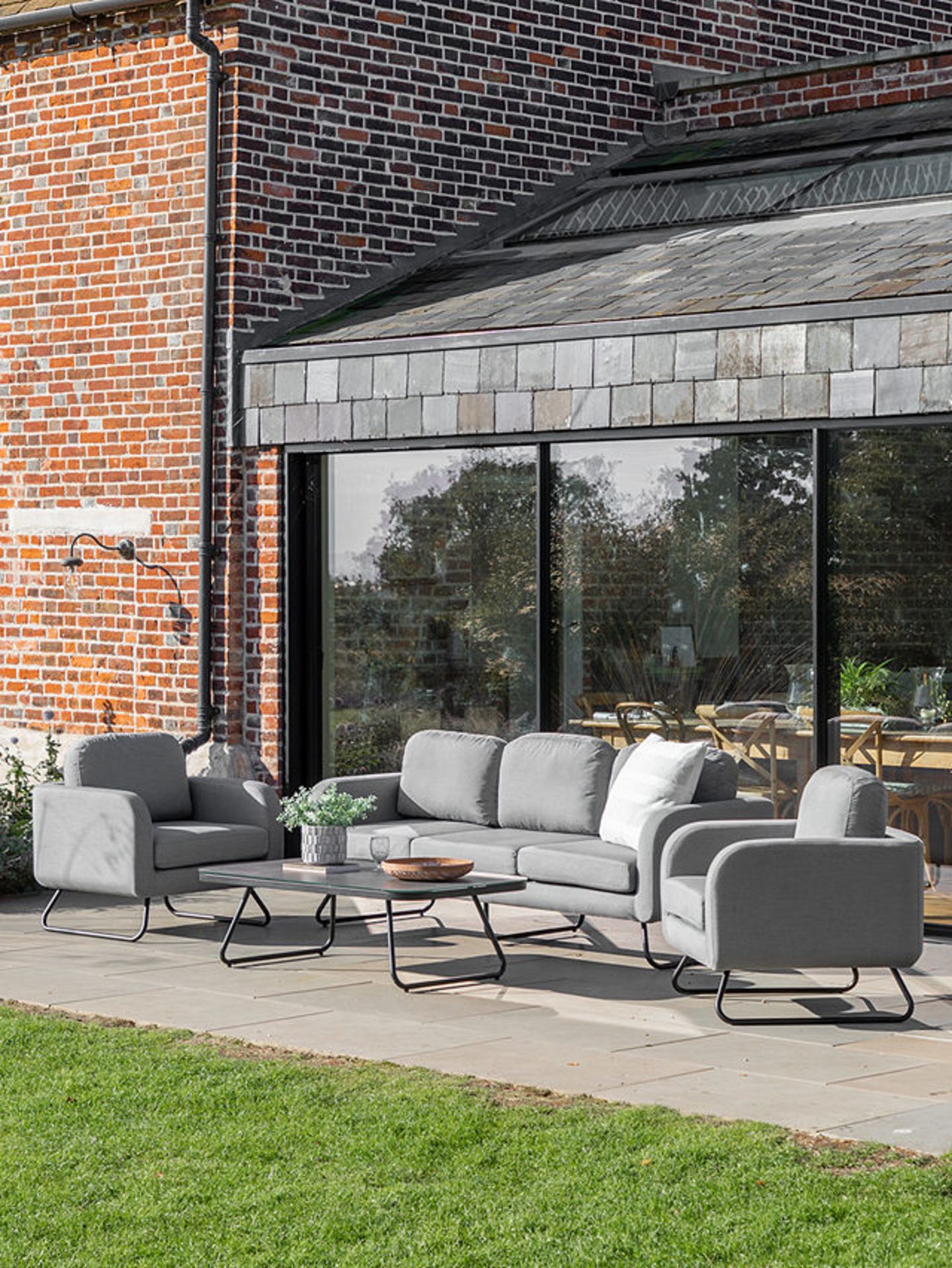 John Lewis Gallery Askern 5-Seater Garden Lounging Set, Charcoal - PRICED £4,500 - Image 2 of 8