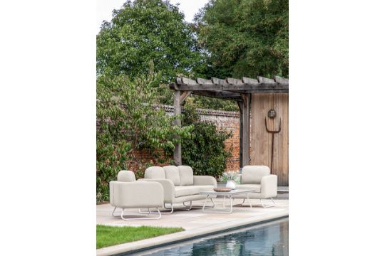 John Lewis Gallery Askern 5-Seater Garden Lounging Set, Cream - PRICED £4,500 - Image 3 of 7