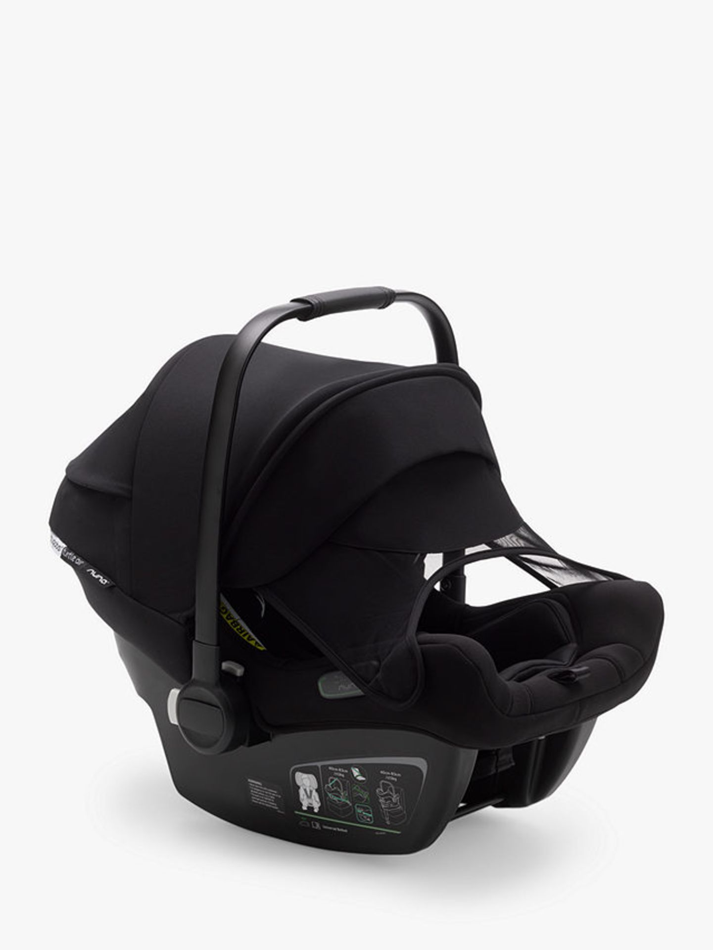 A1 PRODUCT NEW -   BUGABOO TURTLE AIR BY NUNA CAR SEAT IN BLACK - RRP Â£209 - Image 2 of 7