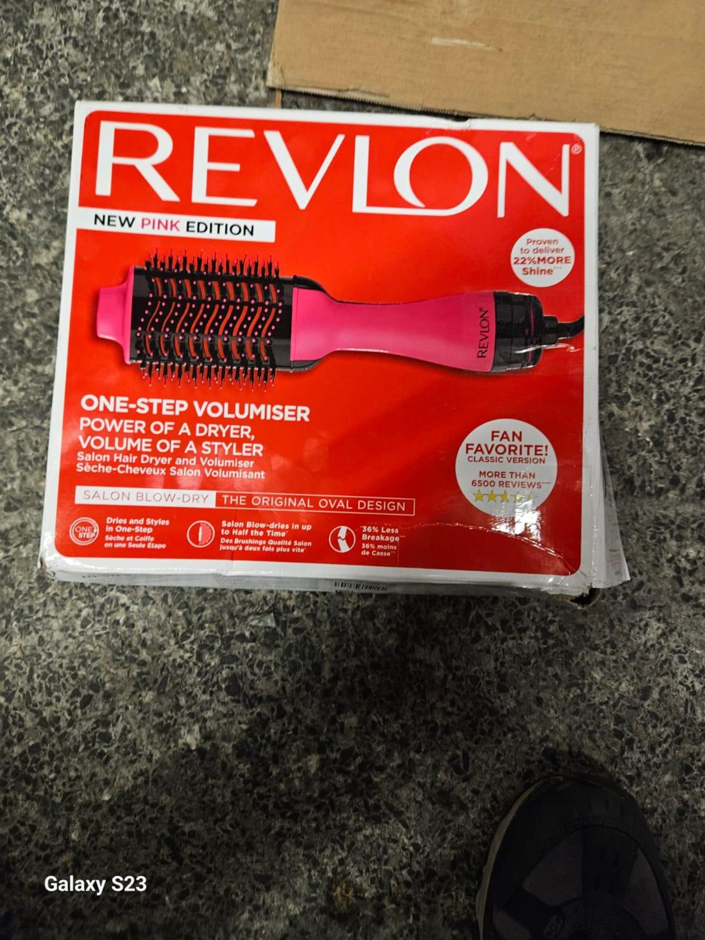 RAW RETURN - Revlon One-Step Hair Dryer and Volumiser - Pink - Image 2 of 2