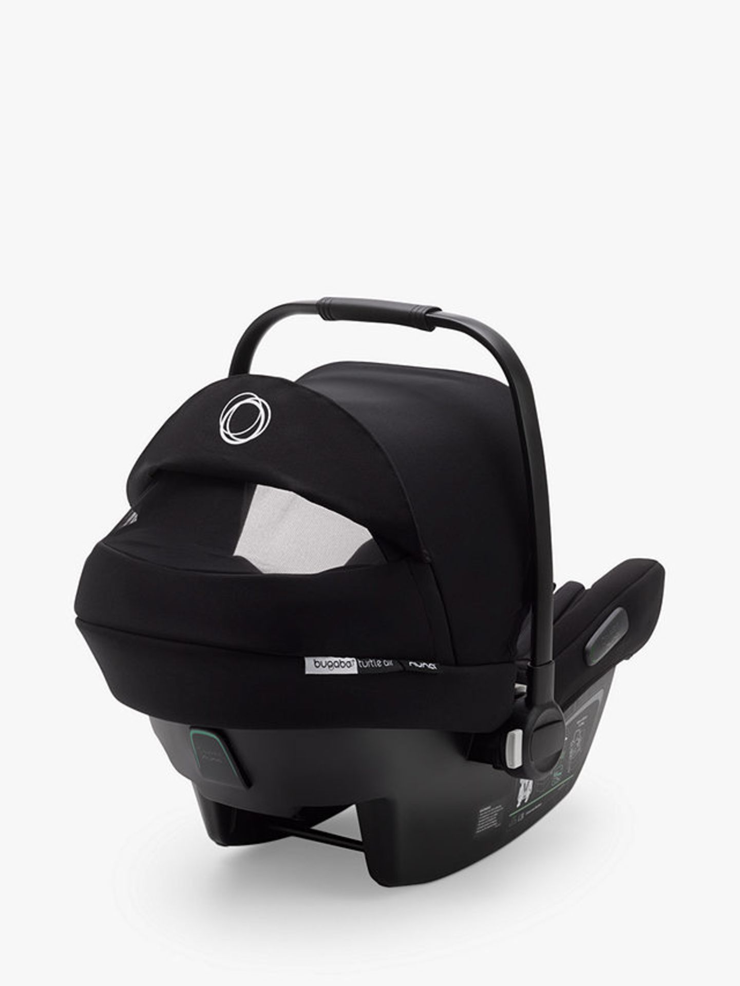 A1 PRODUCT NEW -   BUGABOO TURTLE AIR BY NUNA CAR SEAT IN BLACK - RRP Â£209 - Image 3 of 7