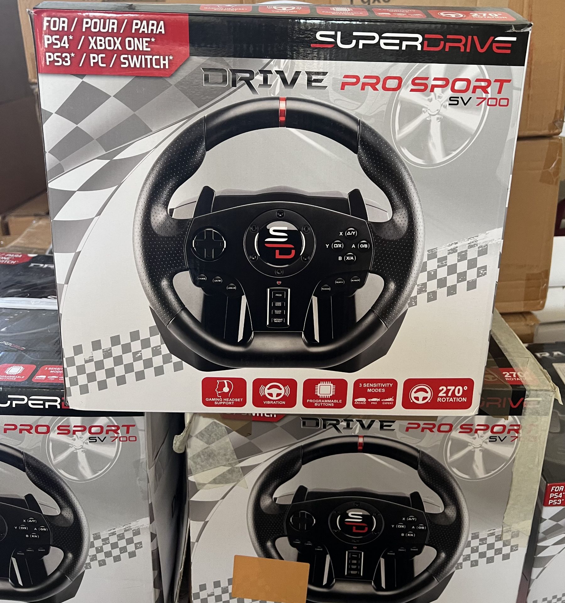 RAW RETURN - 5 x SUBSONIC SV700 Drive Pro Sport Wheel/Pedals - PS3&4/XBOX/PC/SWITCH- RRP NEW £500+ ! - Image 5 of 8