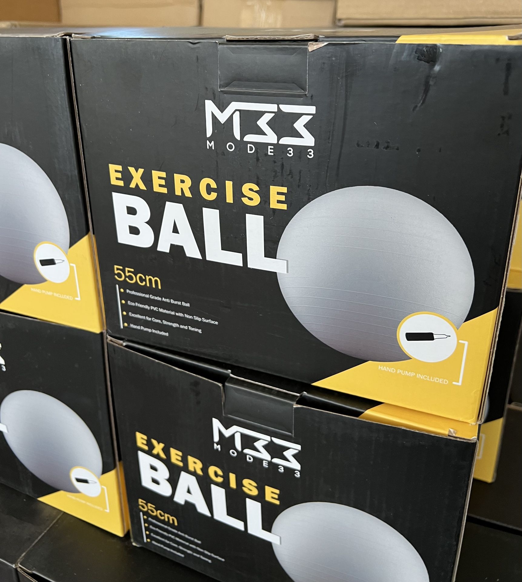 10 x Mode33 Exercise / Yoga / Pregnancy Ball - 55cm (NEW) - RRP £169.90 ! - Image 6 of 11