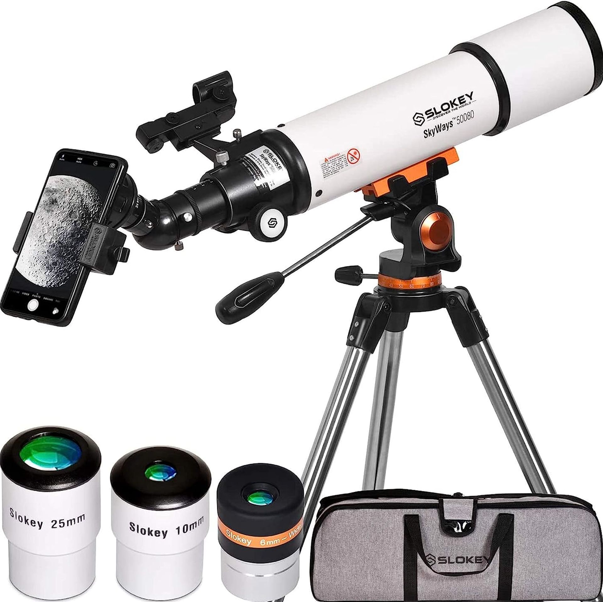 10 x Slokey 50080 Skyways Telescope for Astronomy with Accessories (NEW) - AMAZON RRP £2,77.49 ! - Image 2 of 7