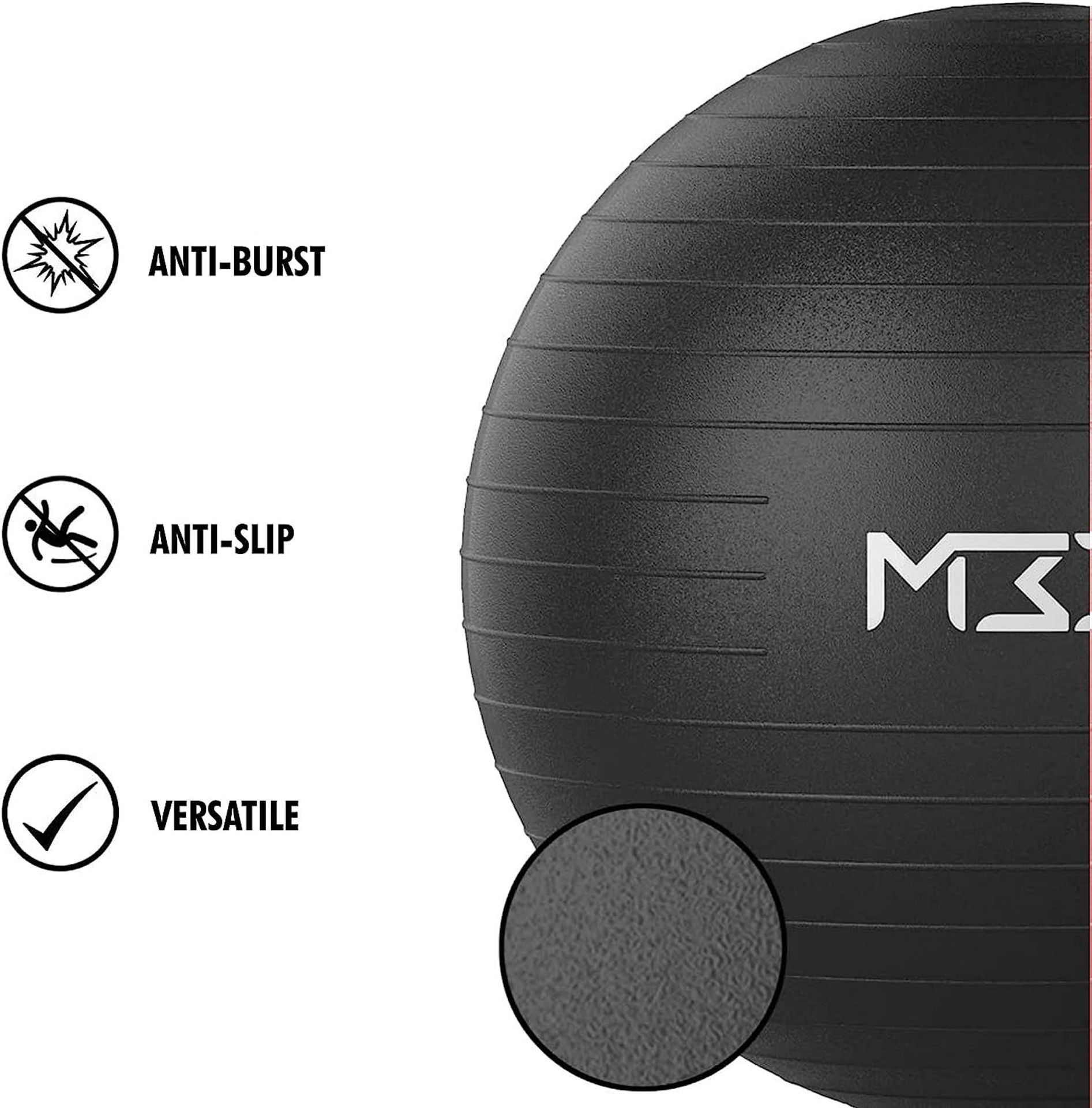 10 x Mode33 Exercise / Yoga / Pregnancy Ball - 55cm (NEW) - RRP £169.90 ! - Image 4 of 11