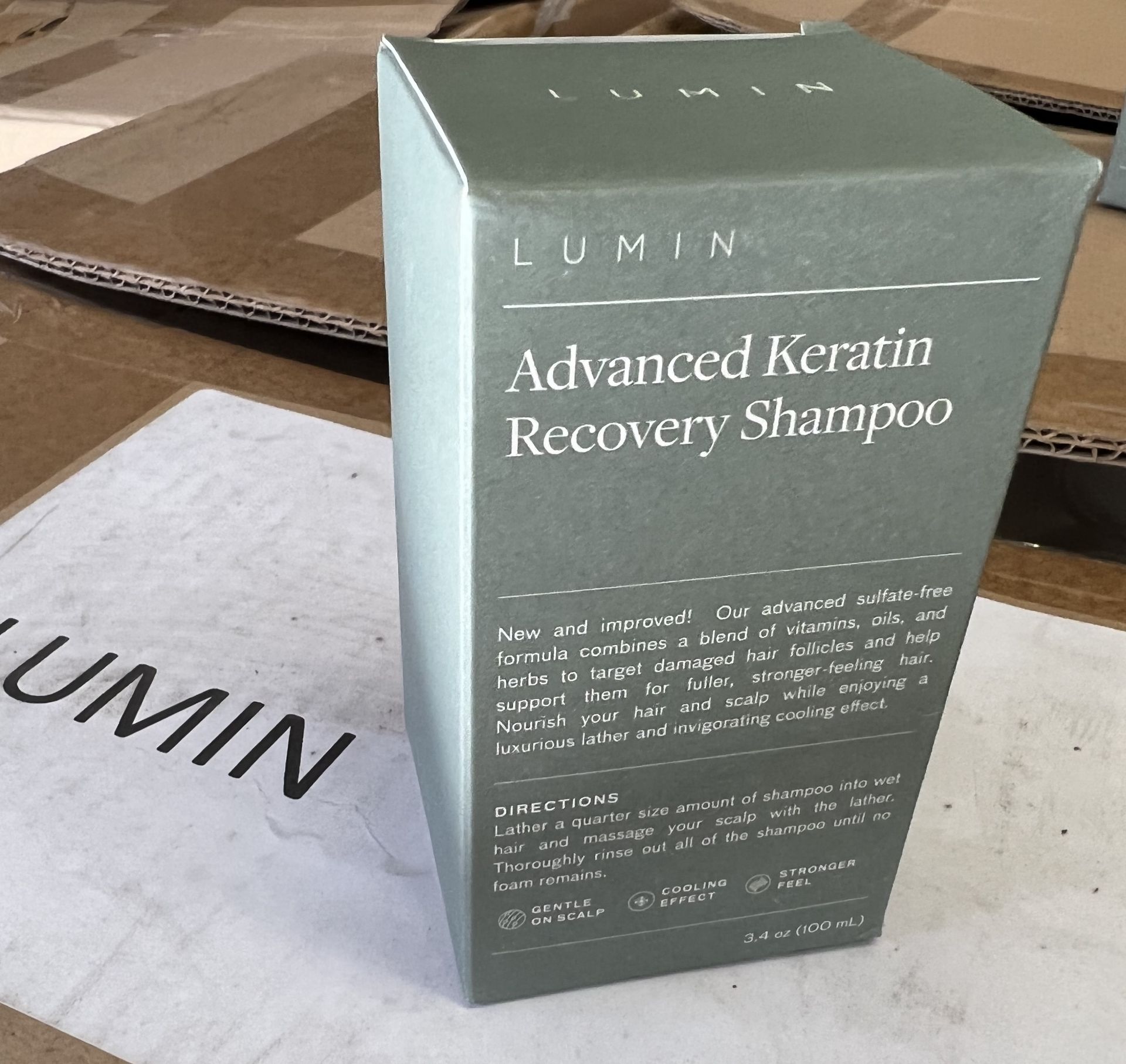 100 x Lumin Advanced Keratin Recovery Shampoo 100ml (NEW) - RRP £700+ ! - Image 3 of 4