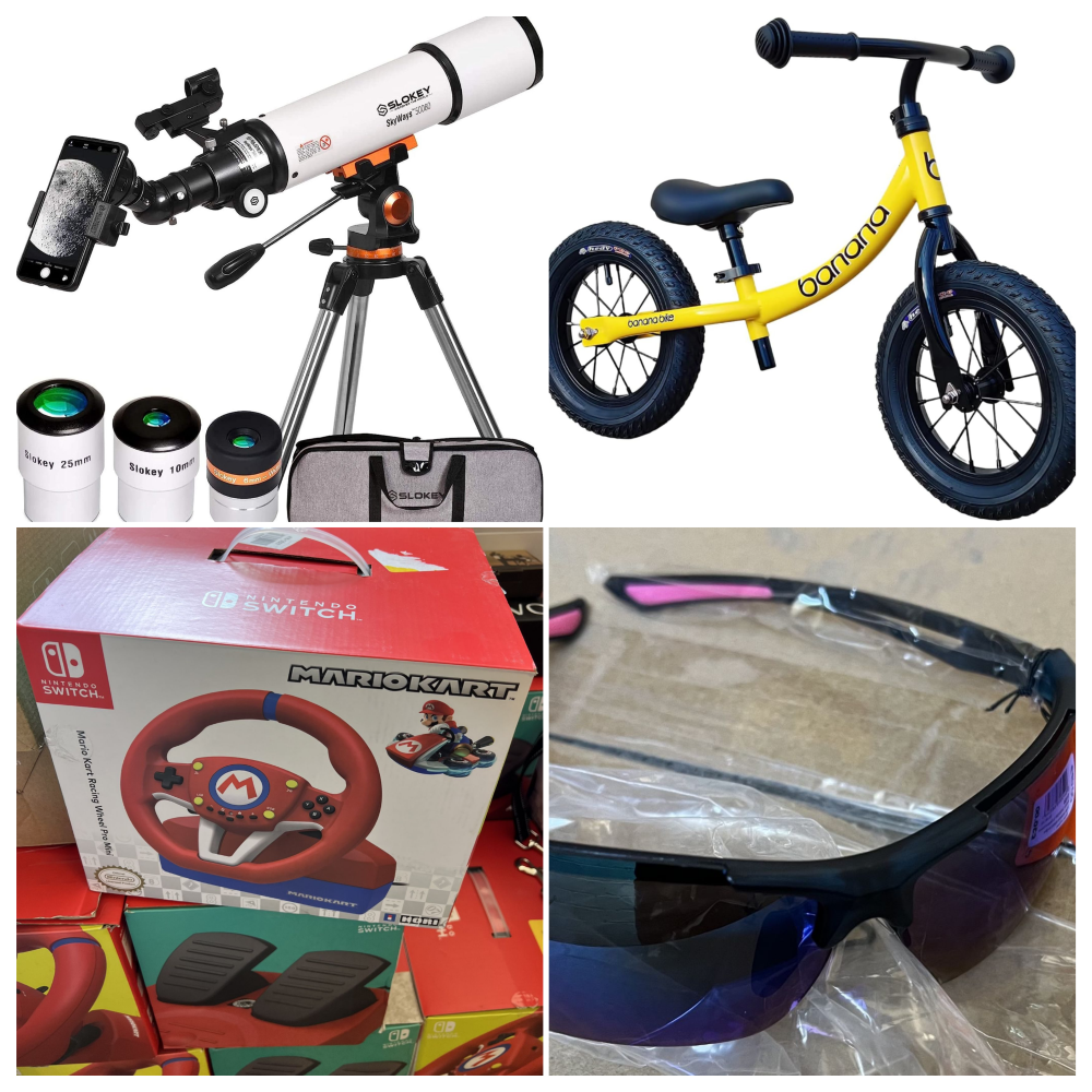 WHOLESALE... TOYS / GLASSES / ELECTRONICS ETC - SOME BRAND NEW, OTHERS ARE RAW RETURNS -  GRAB A BARGAIN !