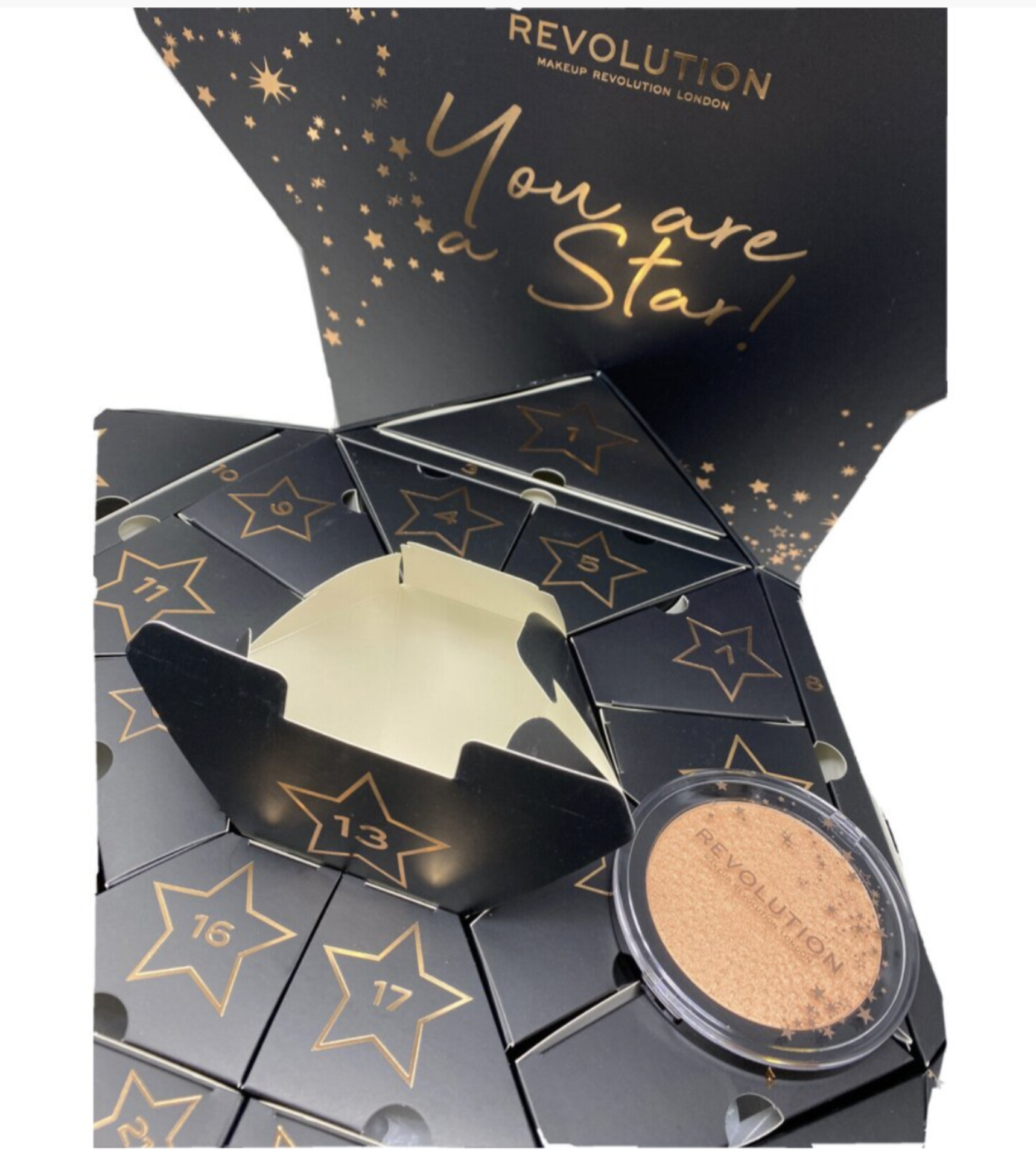 Revolution London NEW Makeup Cosmetic Beauty Star Advent Calendar Boxed - RRP Â£125 ! - Image 3 of 5