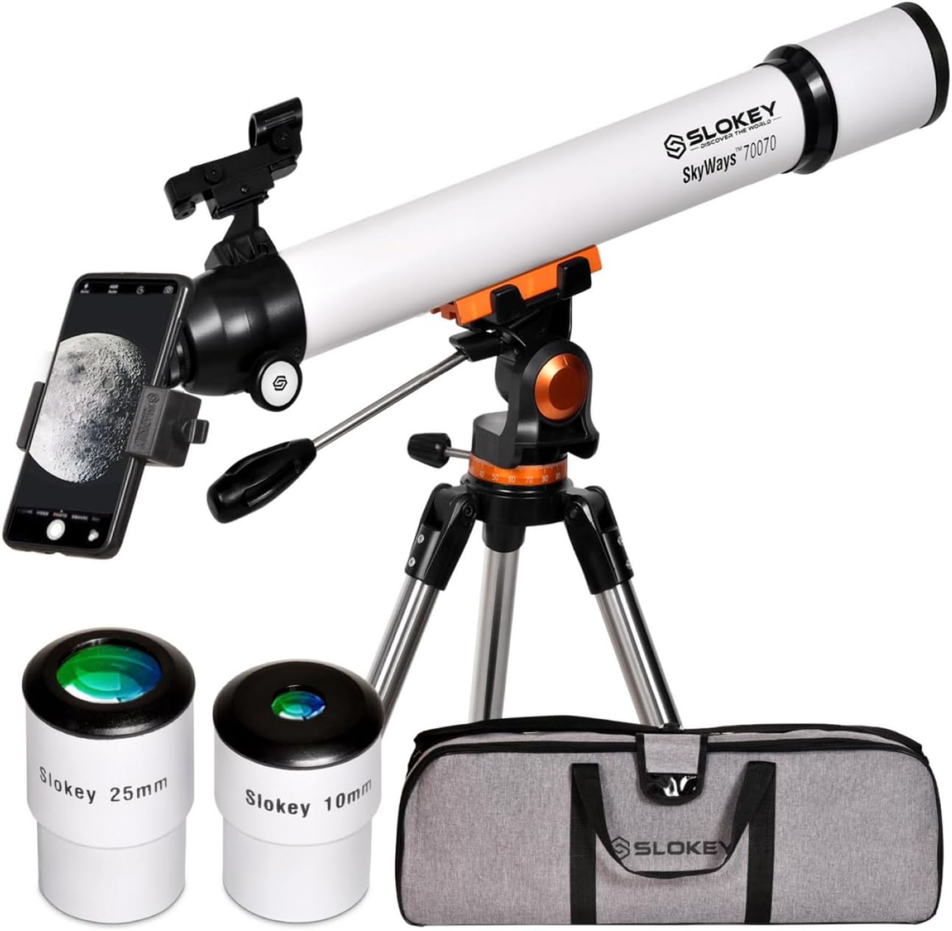 1X SLOKEY 70070 SKYWAYS TELESCOPE FOR ASTRONOMY WITH ACCESSORIES (NEW) - AMAZON RRP £159.99 - Image 2 of 11