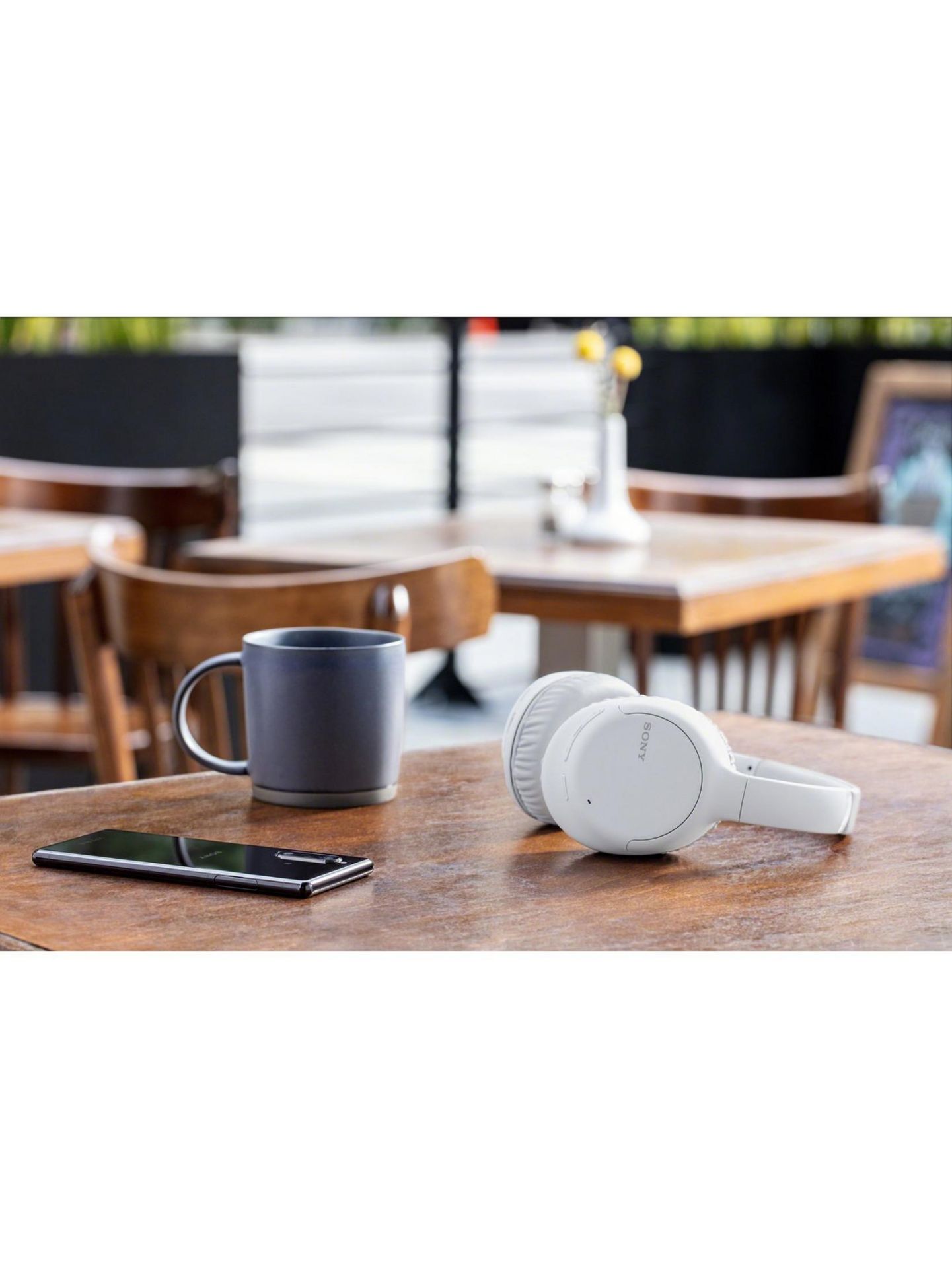 A1 PRODUCT NEW - SONY WHCH710N NOISE CANCELLING WIRELESS, BUILT-IN MIC HEADPHONES IN WHITE - RRP Ã‚ - Bild 4 aus 7