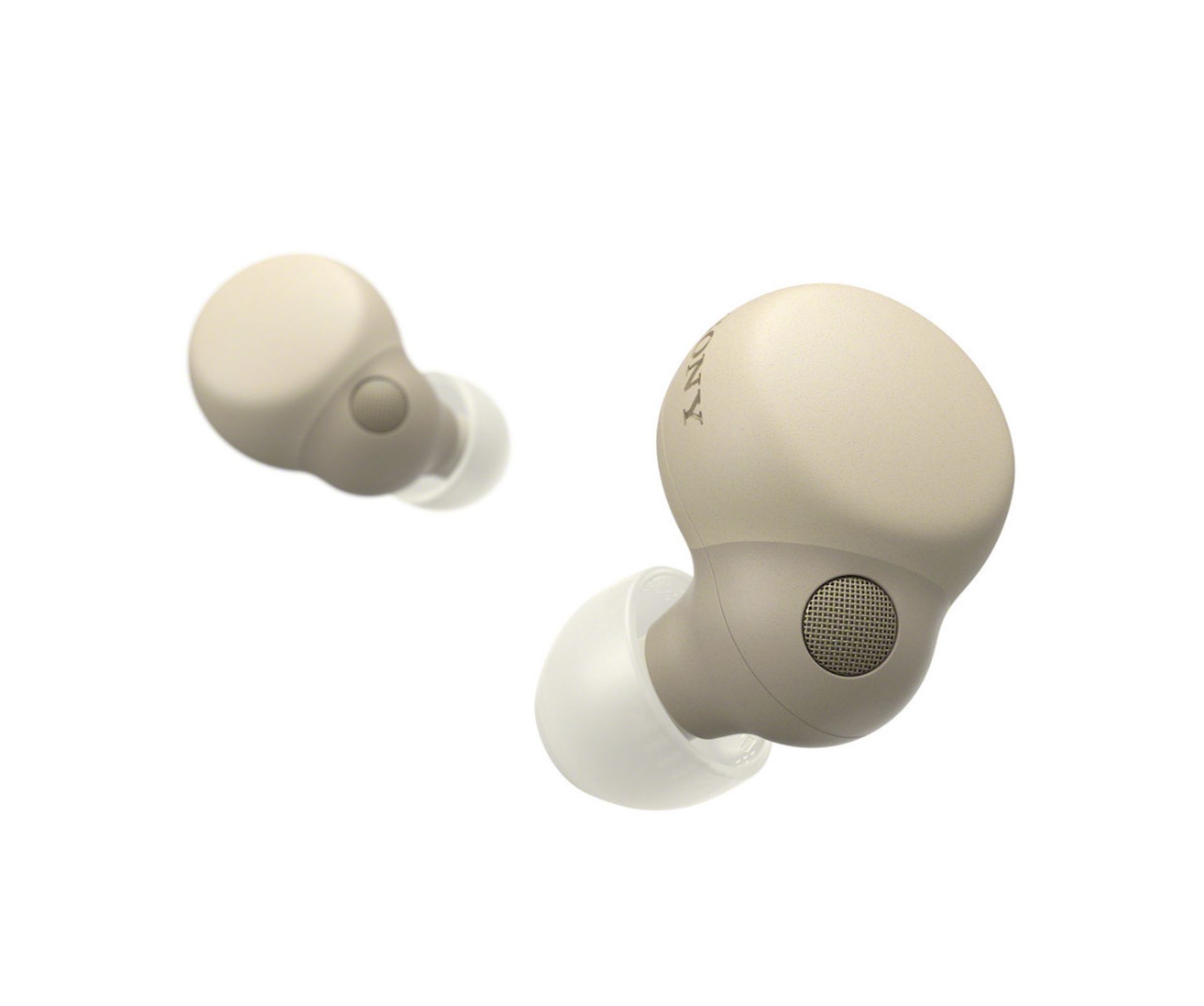 A1 PRODUCT NEW - SONY LINKBUDS S WIRELESS NOISE-CANCELLING, WATER RESISTANT HEADPHONES IN BEIGE -