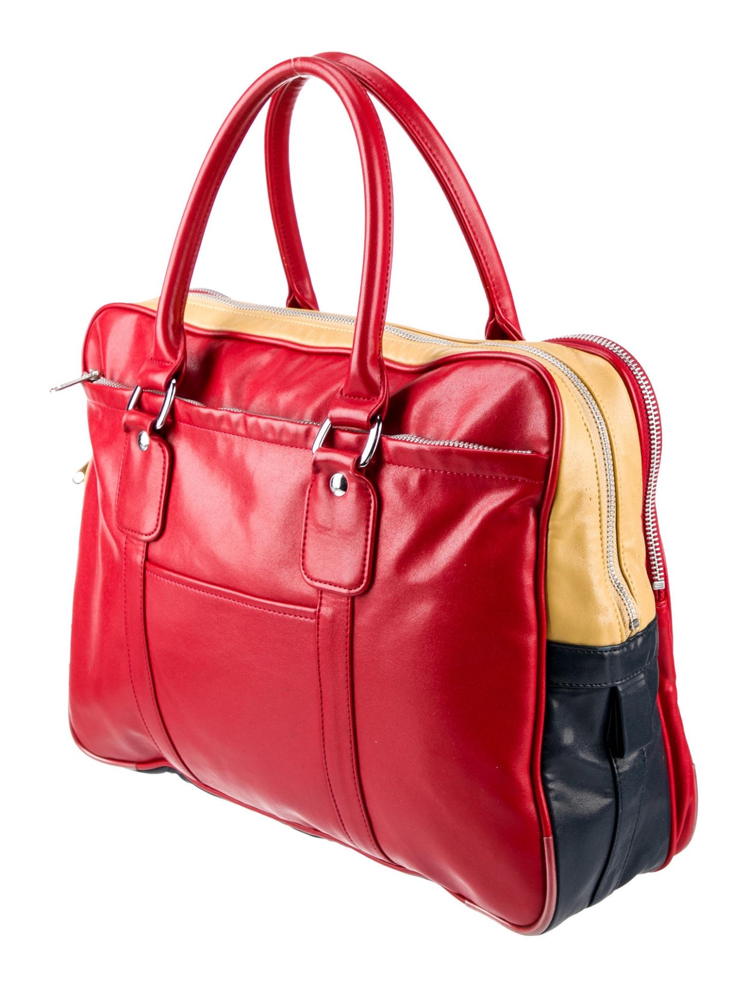 Comme Des GarÃ§ons Briefcase in Red Artificial Leather â€“ NEW â€“ RRP Â£175 !