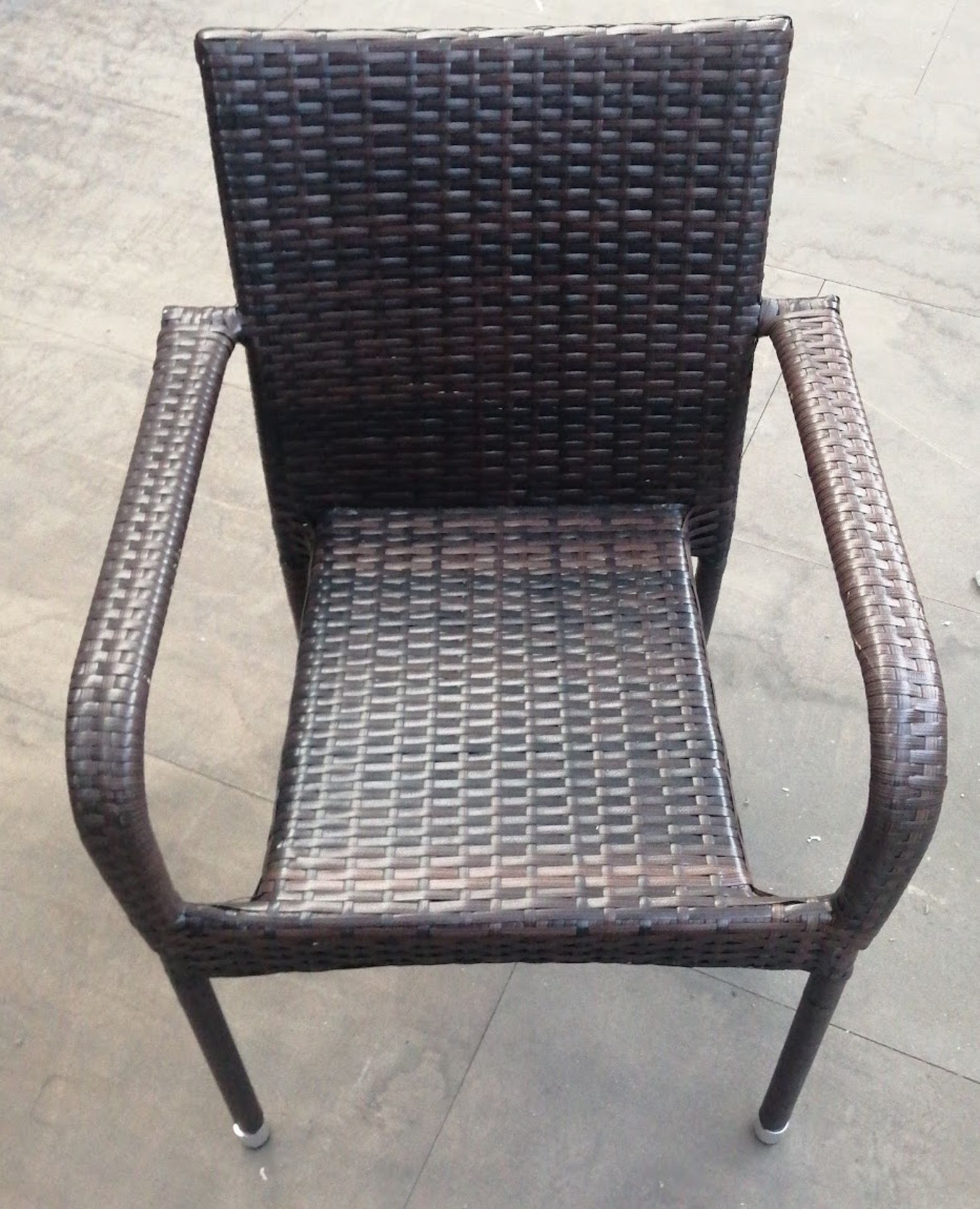 Authentic â€˜Rattanâ€™ Branded Chair - Dark Brown - Ex-Display!
