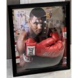 BOXING GLOVE, HAND SIGNED BY â€˜MIKE TYSONâ€™ WITH COA - NO VAT!