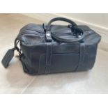 ASTON MARTIN LEATHER HOLDALL LUGGAGE & LEATHER TAG - NEW WITH TAGS - NO VAT!