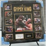 'TYSON FURY AKA THE GYPSY KING' HAND SIGNED PRESENTATION WITH COA - NO VAT!